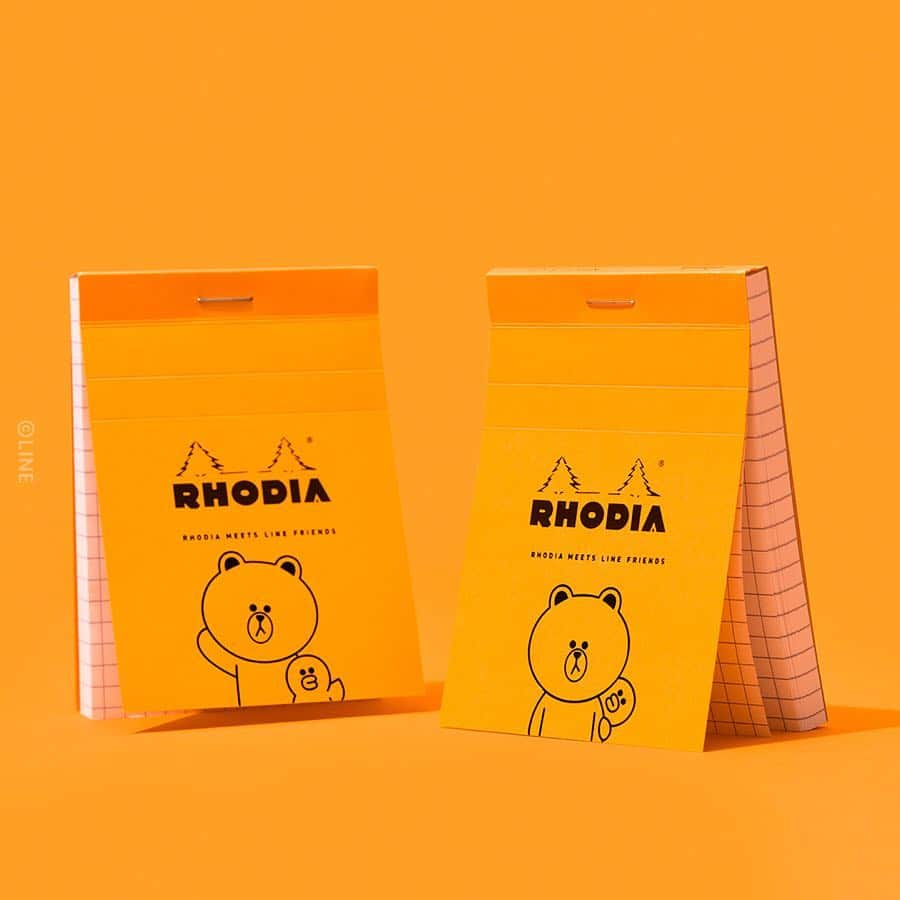 LINE FRIENDSさんのインスタグラム写真 - (LINE FRIENDSInstagram)「. Jot down your ideas on  LINE FRIENDS I RHODIA.  #BROWN and #SALLY will make them a masterpiece.  #RHODIA #Pen #MemoPad #Notepad #Stationery #TopStapledPad #Classic #LINEFRIENDS」4月23日 12時03分 - linefriends