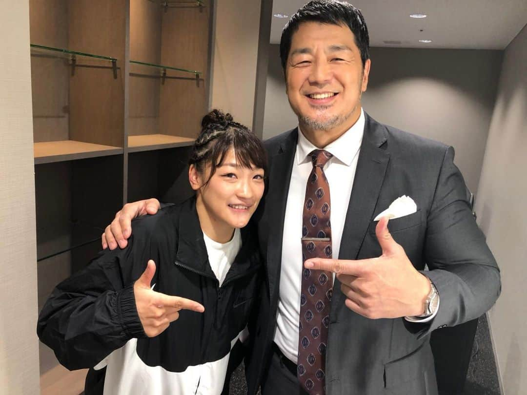 高田延彦さんのインスタグラム写真 - (高田延彦Instagram)「おめでとう、RENAちゃん！  #rizin  #RENA  #横浜アリーナ」4月23日 12時53分 - takada_nobuhiko