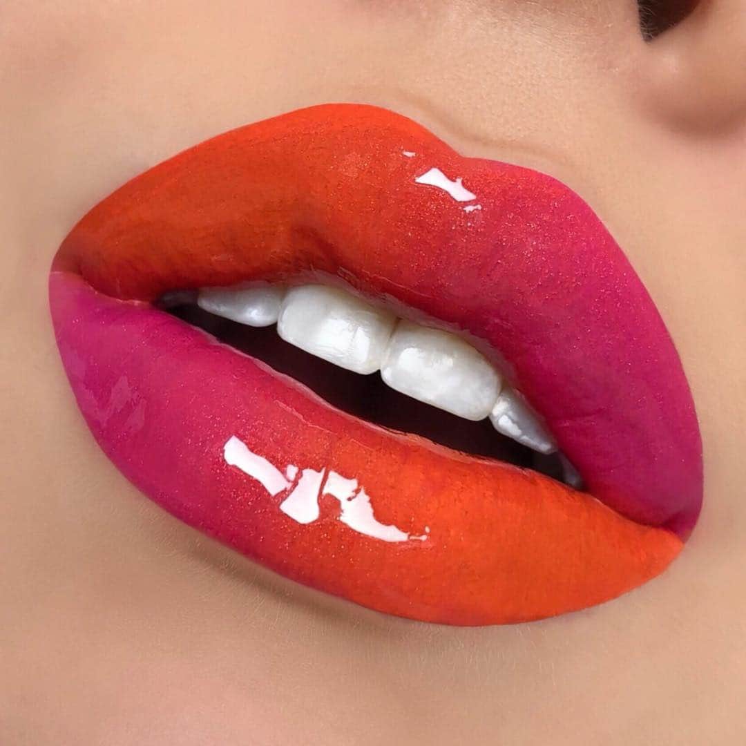 Jeffree Star Cosmeticsさんのインスタグラム写真 - (Jeffree Star CosmeticsInstagram)「JUICY FRUIT 🍒🍑 When your lips are so luscious and look too good to be true 💁🏼‍♀️💁🏼‍♀️ @chloeybeauty is looking #juicy in our #velourliquidlipstick shades ‘Diva’ & ‘Flamethrower’ 🔥🔥 #jeffreestarcosmetics #liquidlipstick #vegan」4月23日 13時08分 - jeffreestarcosmetics