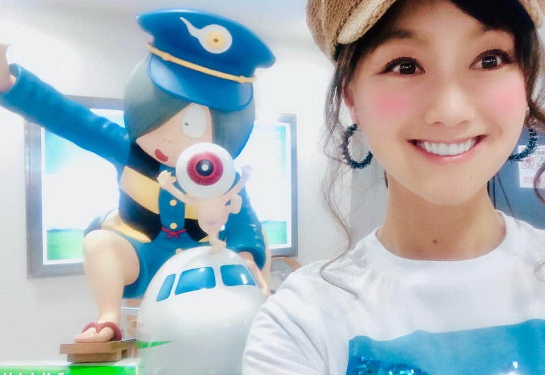 福島和可菜さんのインスタグラム写真 - (福島和可菜Instagram)「わぁ～いヽ(^0^)ノ  #鳥取県にきたろー #ぅえーい #毎年来れてる #ご縁があるんだなぁ #美味しい海の幸いっぱい #山 #も #海 #もあるよ #ただいま #が誕生した地 #🎵 #楽しみ過ぎる #ロケ #半袖で大丈夫 #夏だね #鬼太郎 #妖怪じゃ」4月23日 13時19分 - fukushimawakana