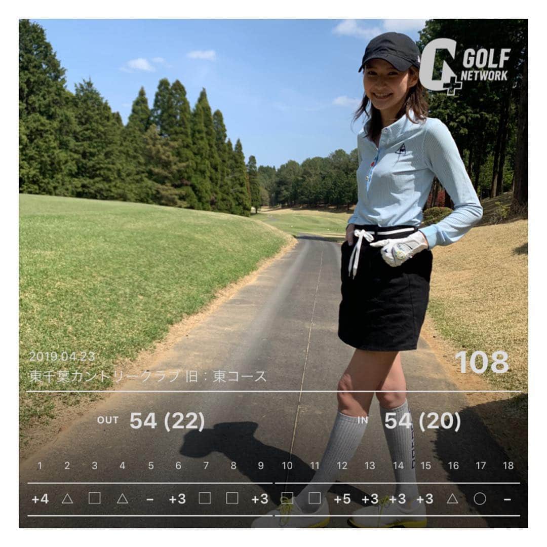 美優さんのインスタグラム写真 - (美優Instagram)「本日もベストスコア更新ならず！ 本当集中力のな無さが原因！！😭 チップインバーディもあったけど… (↑狙ったつもりなし。笑) PAR5で10も叩いてしまうミスもあり😨 性格がゴルフに出てますね〜笑笑 ・ ・ #golf #ゴルフ #ゴルフウェア #ゴルフ女子 #⛳️ #golfwear」4月23日 18時52分 - miyu11_20