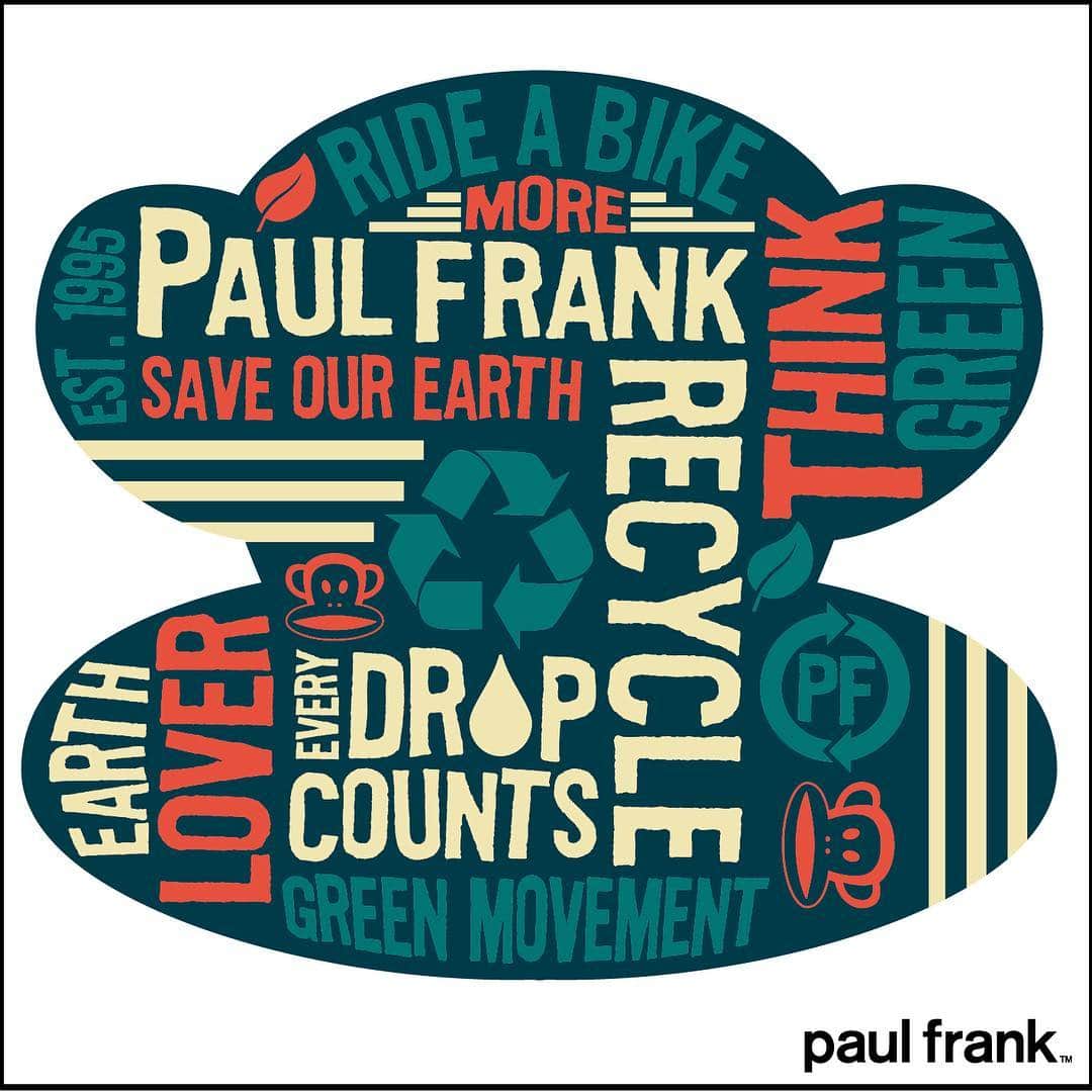 ポールフランクさんのインスタグラム写真 - (ポールフランクInstagram)「#earthday #paulfrank」4月23日 13時38分 - paulfrankpix
