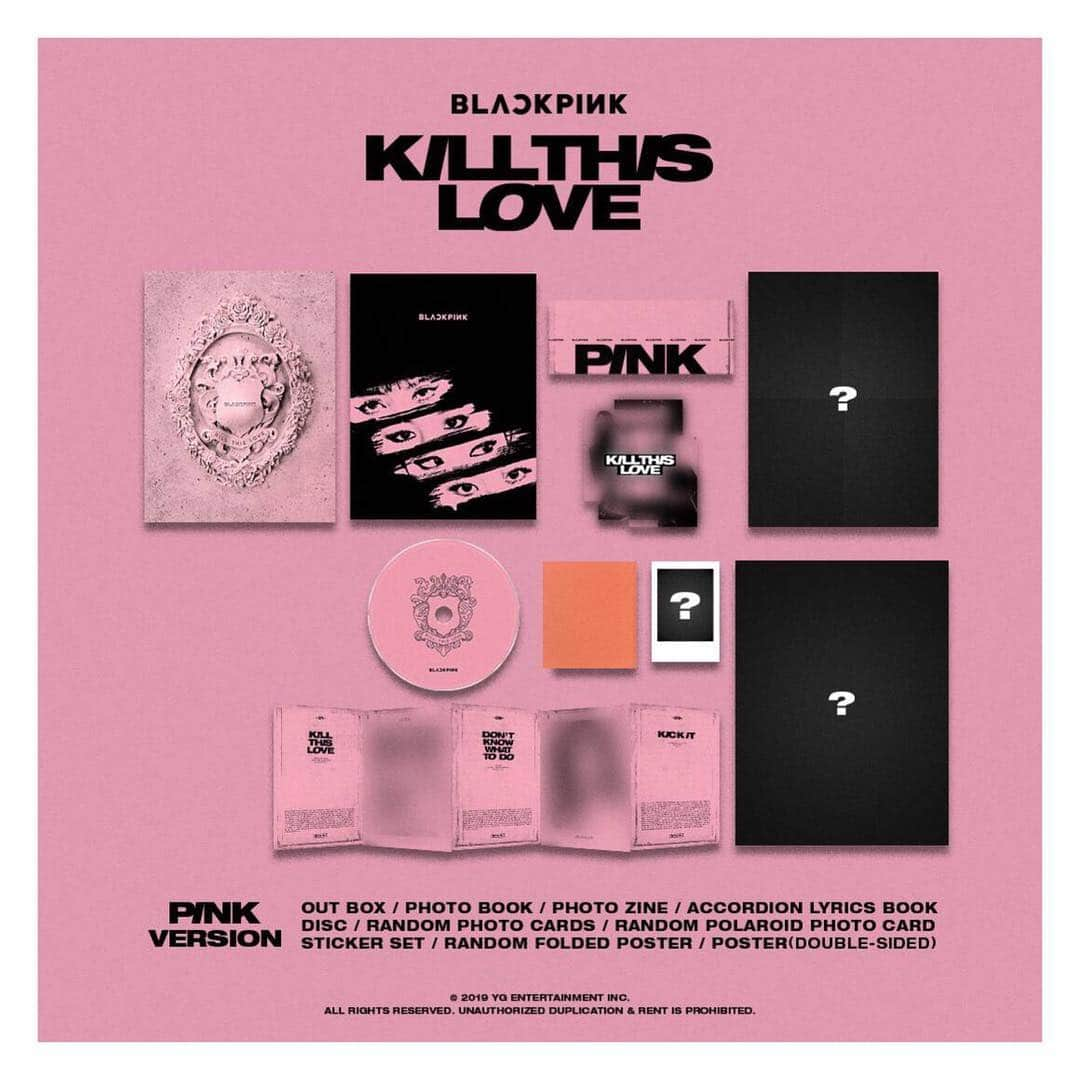 BLACKPINKさんのインスタグラム写真 - (BLACKPINKInstagram)「#BLACKPINK #블랙핑크 #KILLTHISLOVE #EP #PHYSICALALBUM #BLACKVERSION #PINKVERSION #OUTNOW #YG」4月23日 13時47分 - blackpinkofficial