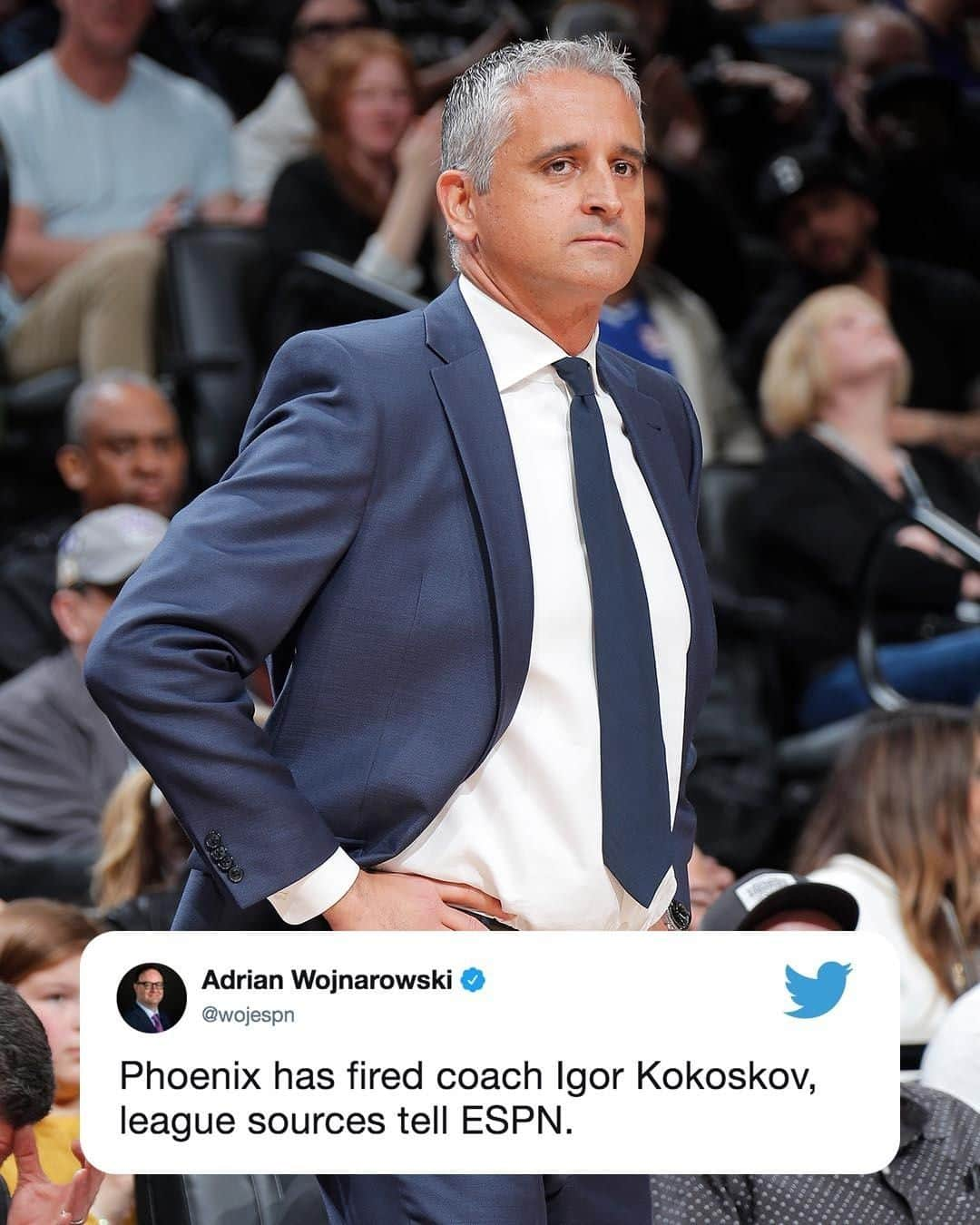 スポーツセンターさんのインスタグラム写真 - (スポーツセンターInstagram)「After one season, the Phoenix Suns have fired Igor Kokoskov (via @wojespn)」4月23日 13時51分 - sportscenter