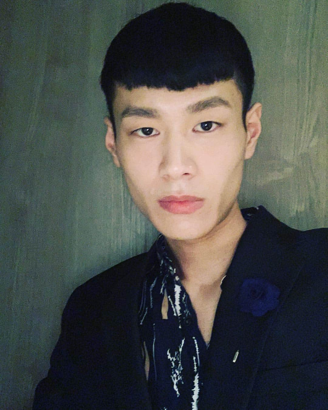 カンのインスタグラム：「my new hair  #model #malemodel #korean #tokyo #newhair」