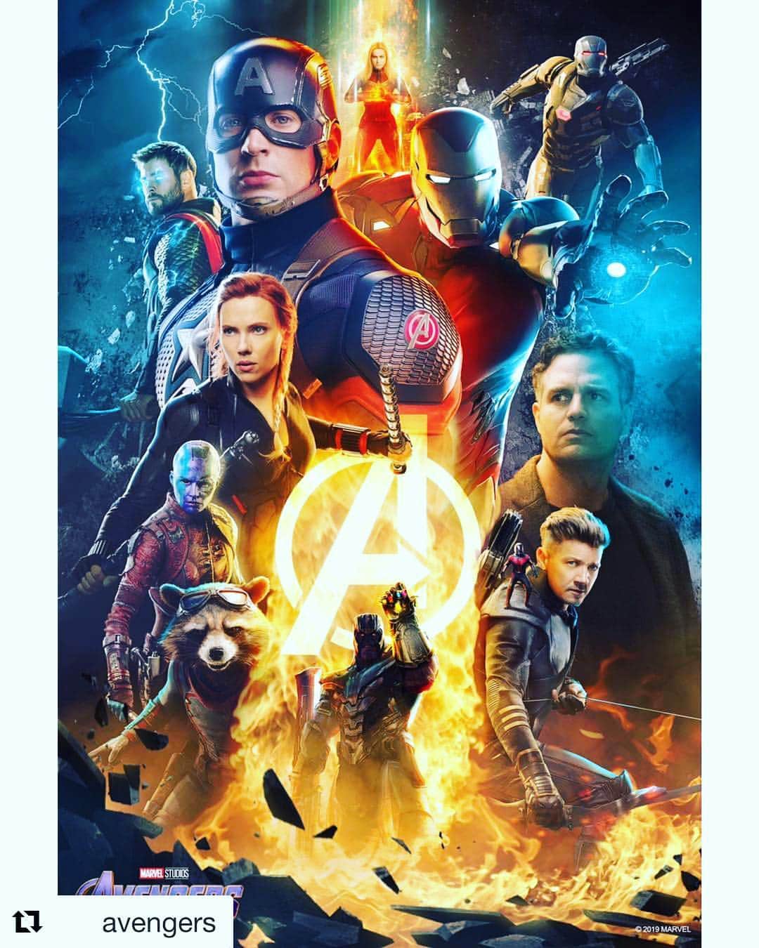 黒沢薫さんのインスタグラム写真 - (黒沢薫Instagram)「いよいよ26日公開。ドキドキが止まらない。#avengersendgame  #ぽんシネマ#Repost @avengers with @get_repost ・・・ Here’s your look at an exclusive poster from @BossLogic, and get it when you purchase your Marvel Studios’ #AvengersEndgame  tickets on @AtomTickets: atm.tk/avengersendgame」4月23日 15時23分 - kaorukurosawa_lovelife