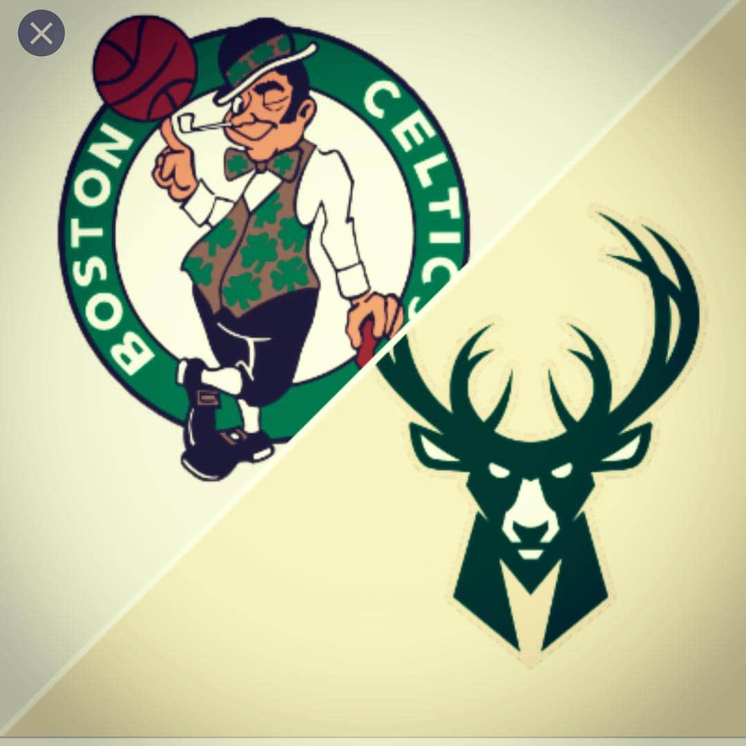 レイ・アレンのインスタグラム：「This is going to be a great series! I look forward to seeing the team that I started my career with go against the team I won my first ring with! Will it be @giannis_an34 or @kyrieirving that takes there team to the #ECF? @bucks @celtics good luck boys! #playoffs #gohardorgohome #thisiswhyweplay #2008NBACHAMPS #2001ECF」