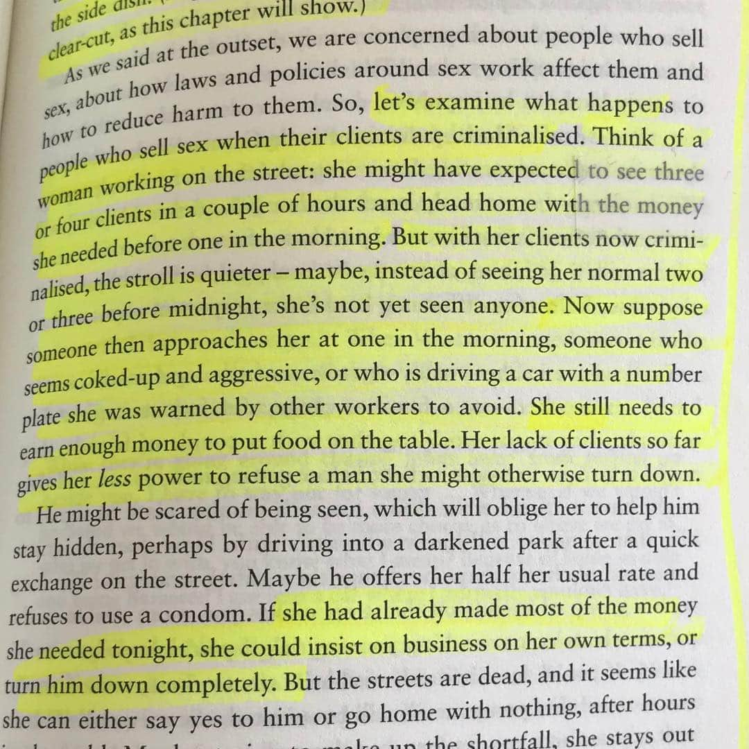 マット・マクゴリーさんのインスタグラム写真 - (マット・マクゴリーInstagram)「"Revolting Prostitutes: The Fight For Sex Workers' Rights" by Juno Mac & Molly Smith # I have a deep appreciation for this book and it touched on all of the areas that I hoped it would plus more.  Too often, sex workers are left out of conversations about their own lives, rights, and the laws that affect them.  The result is disastrous for sex workers and it only further marginalizes one of the most marginalized populations.  Too often, our culture's way of 'caring for' sex workers is actually antithetical to their safety and well-being, in large part because we are making decisions without centering those that have the lived experience. Only when we are able to listen to those that are most directly impacted, will we ever achieve a world of true liberation.  # As with any undocumented workers, harsher border policies make the workers more easily exploited by their industry/employers (it's very hard to stick up for your rights or unionize when you can be easily deported). The book also does a good job of making sure to include how various practices affect the lives of prostitutes of color, those who are trans, chemically dependent as well as unhoused prostitutes.  Our politics really aren't worth shit if they're not including how to achieve liberation for the most oppressed.  # "It is not the task of sex workers to apologise for what prostitution is. Sex workers should not have to defend the sex industry to argue that we deserve the ability to earn a living without punishment.  People should not have to demonstrate that their work has intrinsic value to society to deserve safety at work.  Moving towards a better society- one in which more people's work does have wider value, one in which resources are shared on the basis on need- cannot come about through criminalization. Nor can it come about through treating marginalized people's material needs and survival strategies as trivial. Sex workers ask to be credited with the capacity to struggle with work- even to hate it- and still be considered workers. You don't have to like your job to want to keep it." #RevoltingProstitutes #JunoMac #MollySmith # My Booklist: bit.ly/mcgreads (link in bio) #McGReads」4月24日 3時10分 - mattmcgorry