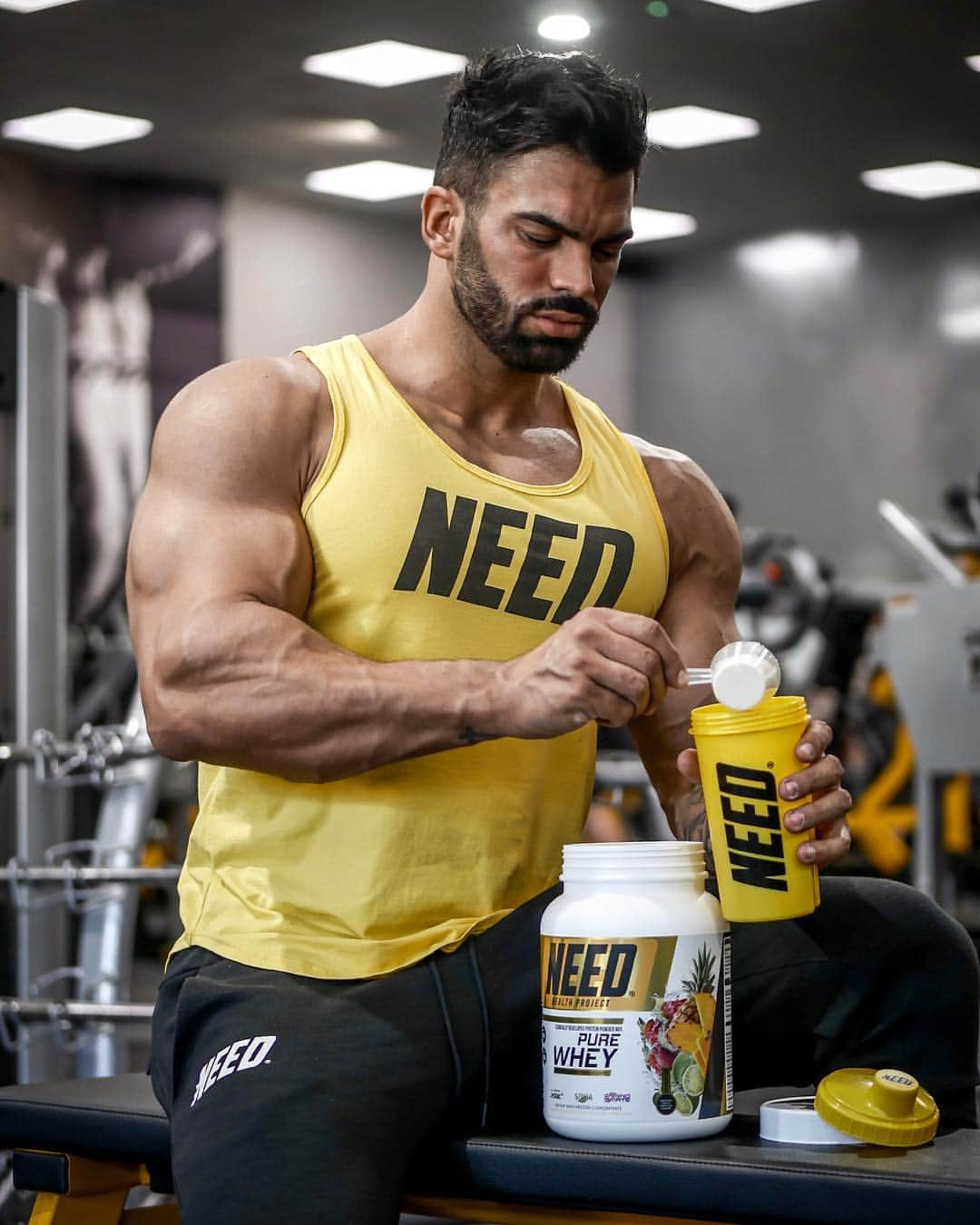 Sergi Constanceさんのインスタグラム写真 - (Sergi ConstanceInstagram)「Let’s build some muscle💪 Taking 2 scoops of @need_supps Pure whey immediately after my workout to to activate protein synthesis, enhance recovery & muscle growth👌 . ✔️Amazing taste flavors ✔️Recover faster ✔️Fast absortion ✔️Best quality protein ingredients ✔️Top Bcaas ✔️NO sugars ✔️Not gritty ✔️Mixes perfectly . Must to try!! ⬇️How to order @need_supps ⬇️ CLICK LINK BIO 📲 or VISIT WWW.NEEDSUPPS.SITE . #Need #Needsupps #protein #whey」4月24日 3時25分 - sergiconstance