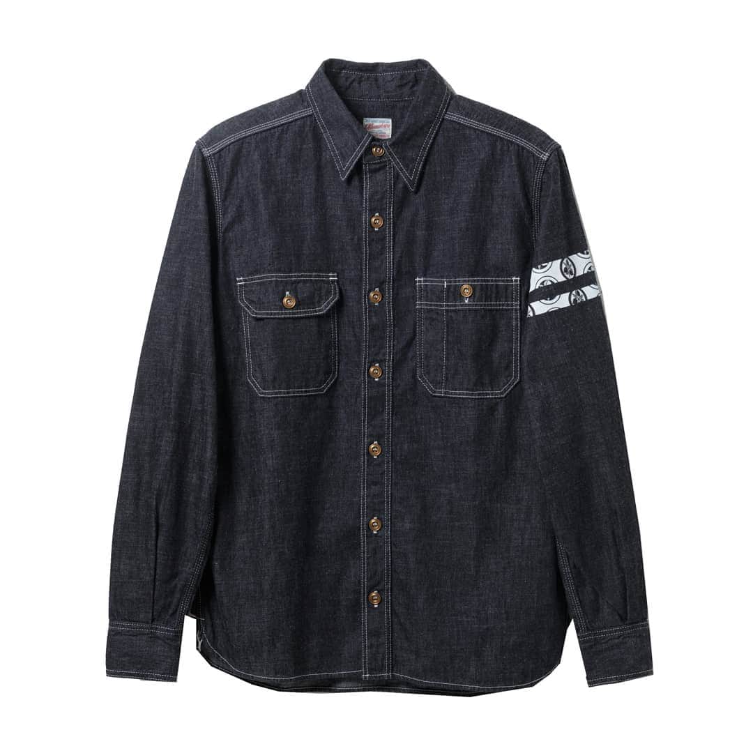 momotarojeansのインスタグラム：「05-228 8oz Denim SK paint Work Shirts  #kojima #kurashiki #okayama #jeans #denim #denimday #denimporn #denimhead #selvedge #selvage #selvedgedenim #selvedgeforum #denimevolution #selvedgemurah #unionspecial #goingtobattle #madeinjapan #japanesedenim #fading #naturalfading #madebyhand #madeinjapan #jeanslife #vintagejeans #fade #selvedge #mensweardaily」