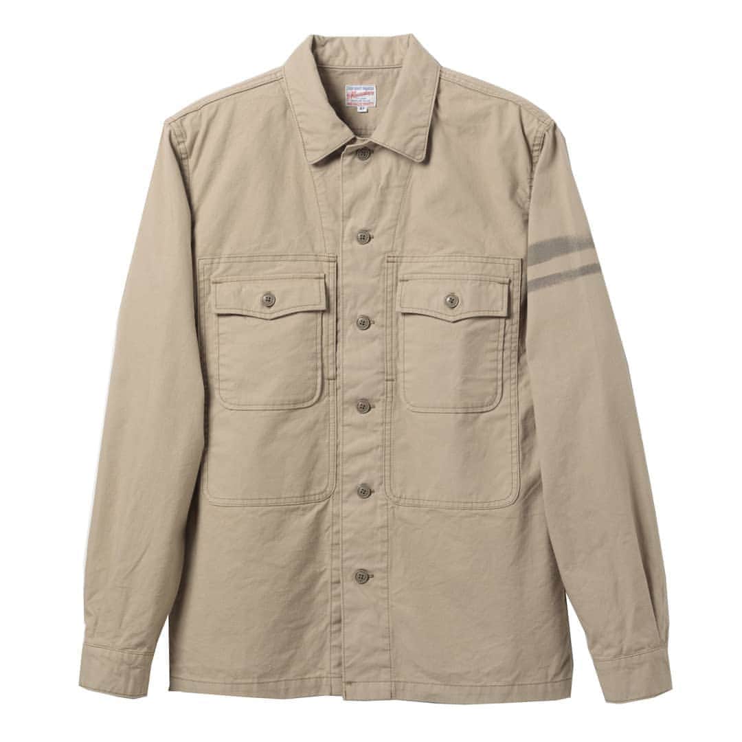 momotarojeansのインスタグラム：「05-229 Military oxford GTB shirts  #kojima #kurashiki #okayama #jeans #denim #denimday #denimporn #denimhead #selvedge #selvage #selvedgedenim #selvedgeforum #denimevolution #selvedgemurah #unionspecial #goingtobattle #madeinjapan #japanesedenim #fading #naturalfading #madebyhand #madeinjapan #jeanslife #vintagejeans #fade #selvedge #mensweardaily」
