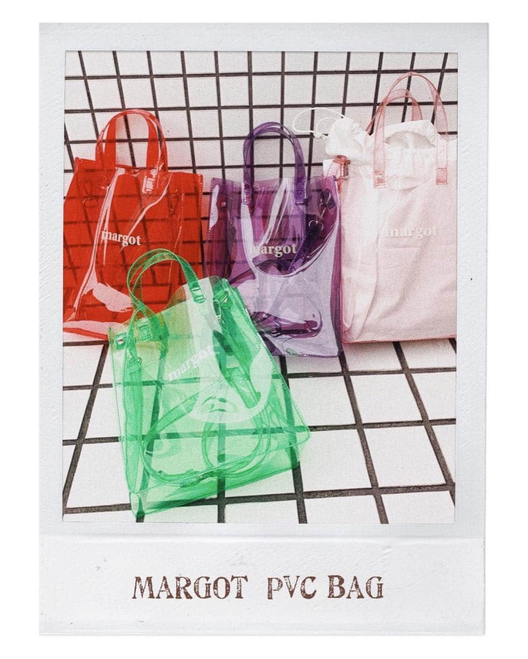 今井華さんのインスタグラム写真 - (今井華Instagram)「打ち合わせと企画mtgの1日 ✍🏼💭 けど！今日終わり側にっ！ 待ちに待った PVC bag が到着..🤭💖 作る段階から pinkとpurple 2色✌🏽 と思っていたのに。全色かわいい。 さぁどうする。。💭 swipe ▶︎▶︎▶︎" Which color do you like? " 💗💜💗 #margot #4月25日19時発売」4月23日 20時54分 - imaihana