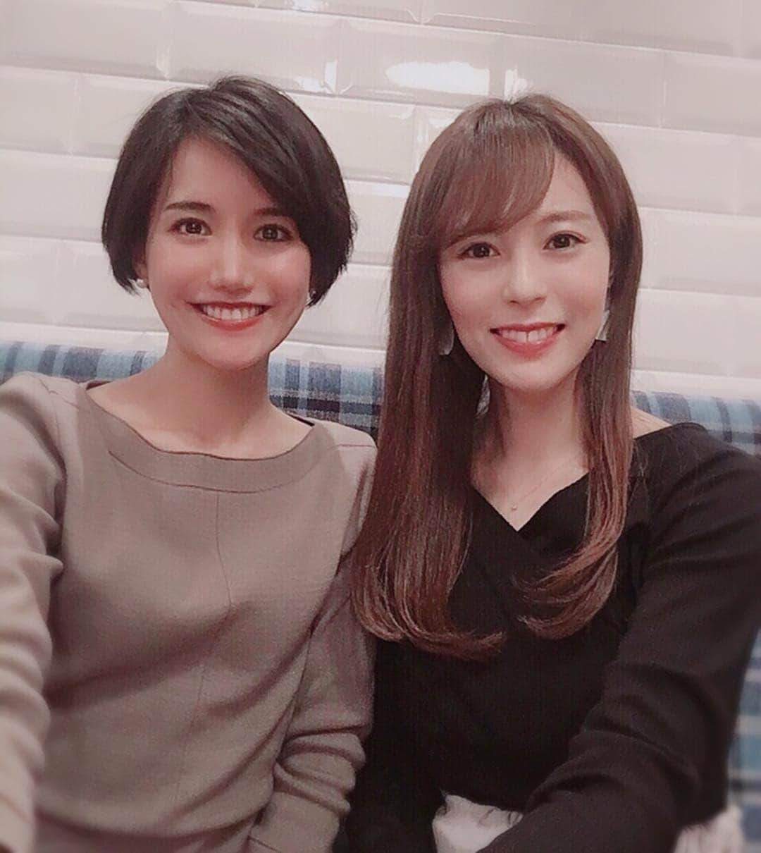 尾島沙緒里のインスタグラム：「#アベマ 出演中の#井澤愛巴 ちゃんと 表参道のパンケーキ屋 #木と水と土と 行きました🥞 もっと可愛い印象にしたいな～と相談したらボブやロングの似合いそうな髪型たくさん勧めてもらったので、頑張って髪伸ばします﻿✂️ ﻿ #表参道カフェ #パンケーキ #女子会ランチ #女子アナ #女子会」