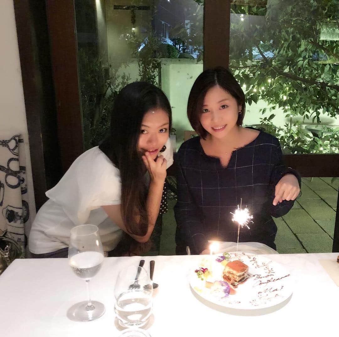 星村麻衣のインスタグラム：「月一美食倶楽部でもお祝いしてもらいました🎉 幸せ者です😭ありがとう❤️ #dinner  #美食倶楽部 #147回目 #目黒 #lubero #人生ナンバーワンのパスタの麺に出会う」
