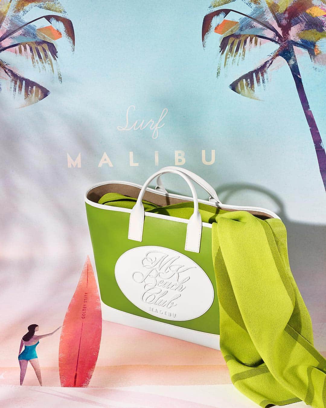 マイケルコースさんのインスタグラム写真 - (マイケルコースInstagram)「Malibu is one of those places that has it all—sun and celebrities and beautiful beaches. While you’re in town, stop at Geoffrey’s for lunch with a view.  #MKBeachClub 📸 here: the Spring 2019 #MichaelKorsCollection Malibu Beach Club tote. 🎨 by: @TravelPosterCo」4月23日 22時31分 - michaelkors