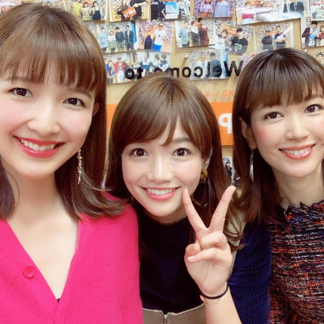 石田真以さんのインスタグラム写真 - (石田真以Instagram)「#zipfm で収録♪♪ ・ 新DVD「NC GOLDEN HITS」の リリースを記念して #ピープス に呼んでもらいました❣️ ・ まゆぴとお話したの初めて🥰 楽しくてあっという間に 収録終わっちゃった〜〜‼️ ・ ありがとうございました❤️ ・ ・ 放送日は 4月30日(火)23:00〜 ZIP-FM「 #peeps 」 ぜひ聞いてくださいね❤️ ・ #nagoyacolor #ncgoldenhits #DVDリリース #radio #名古屋 #モデル #川村茉由 #石田真以 #吉希唯 #ishidamai #ありがとうございました💓」4月23日 22時34分 - ishidamai86