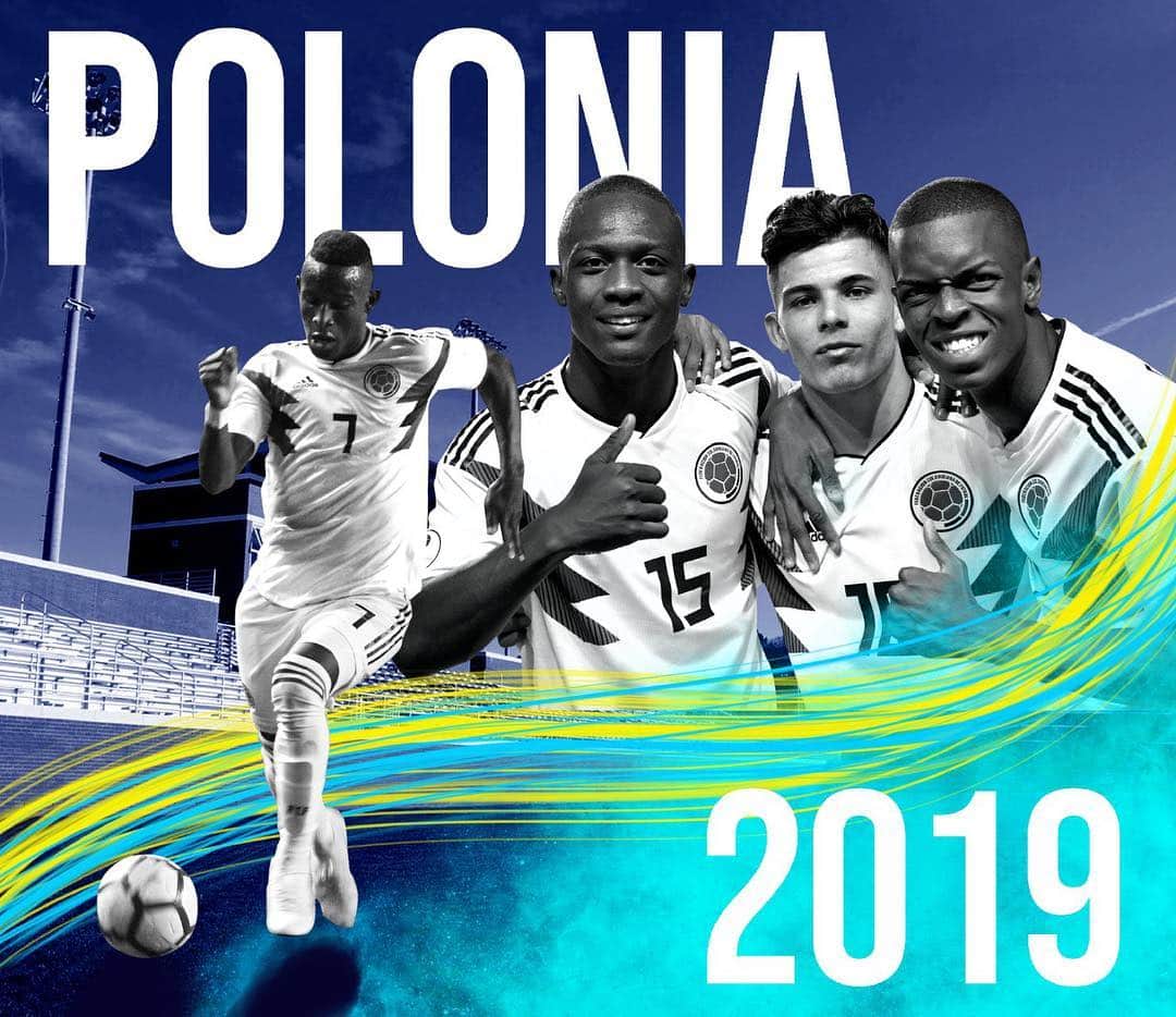 サッカー コロンビア代表チームのインスタグラム：「#FCFSub20 La primer participación de Colombia en una Copa Mundial de la FIFA Sub-20 fue en URSS 1985. En Polonia 2019, completaremos diez presentaciones.」