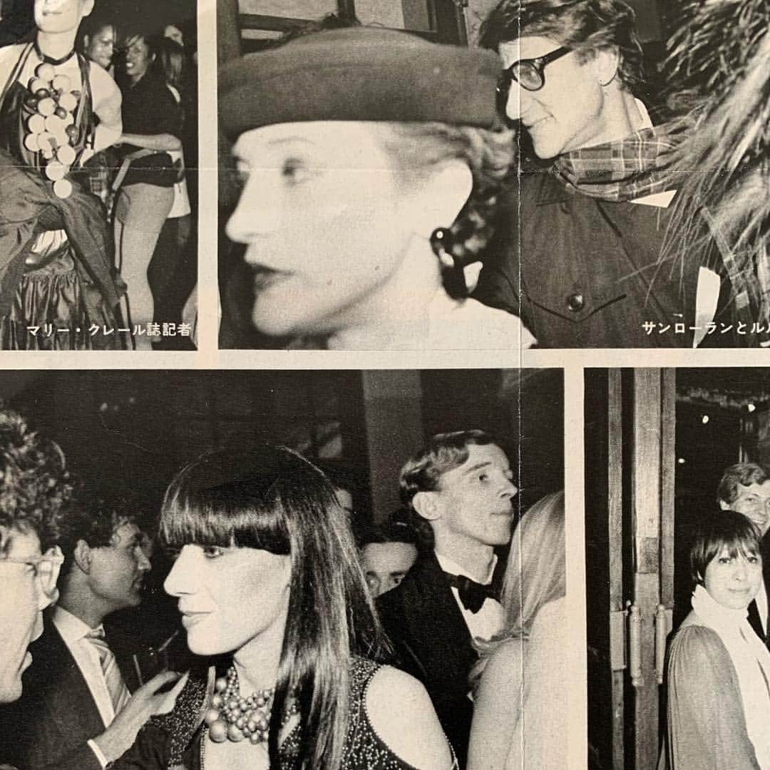のインスタグラム：「Dans le carnet de #vogue début 1980 soirée」