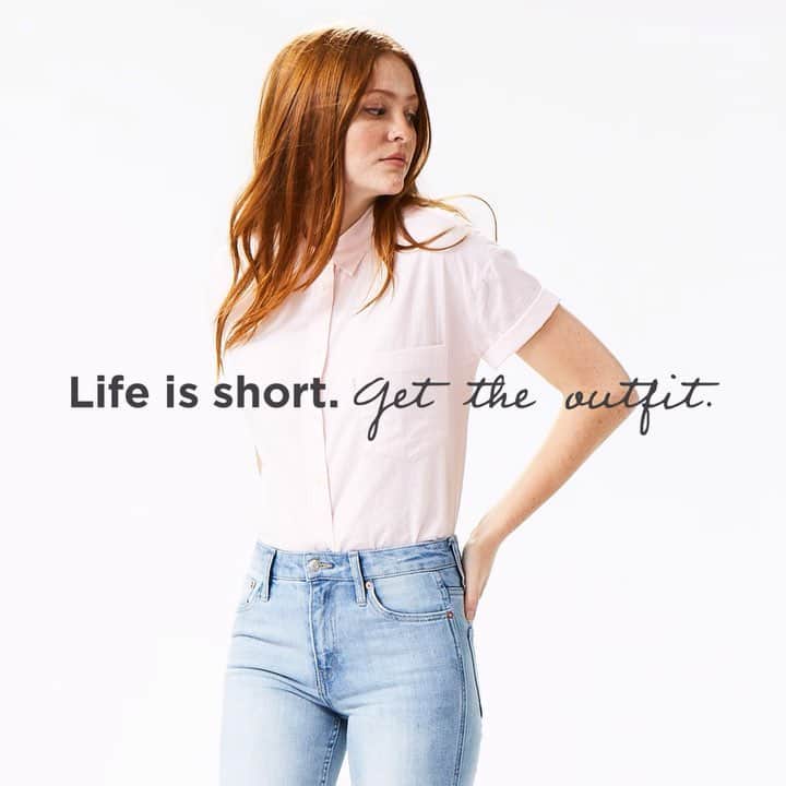 ロック&リパブリックのインスタグラム：「Ready to take the ugh out of finding your #ootd? Tap to shop The Outfit Bar at #Kohls for prestyled outfits to wear to work, weekends … wherever.」