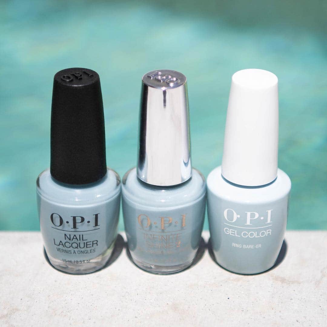 OPIさんのインスタグラム写真 - (OPIInstagram)「Elegantly Understated. Endlessly Engaging. #RingBareer, a new shade from our #OPISheers collection, is now available in #OPINailLacquer, #OPIInfiniteShine, and #OPIGelColor.  #bluenails #shine #nails #nailpolish #gelnails #gelmanicure #manicure」4月24日 0時06分 - opi