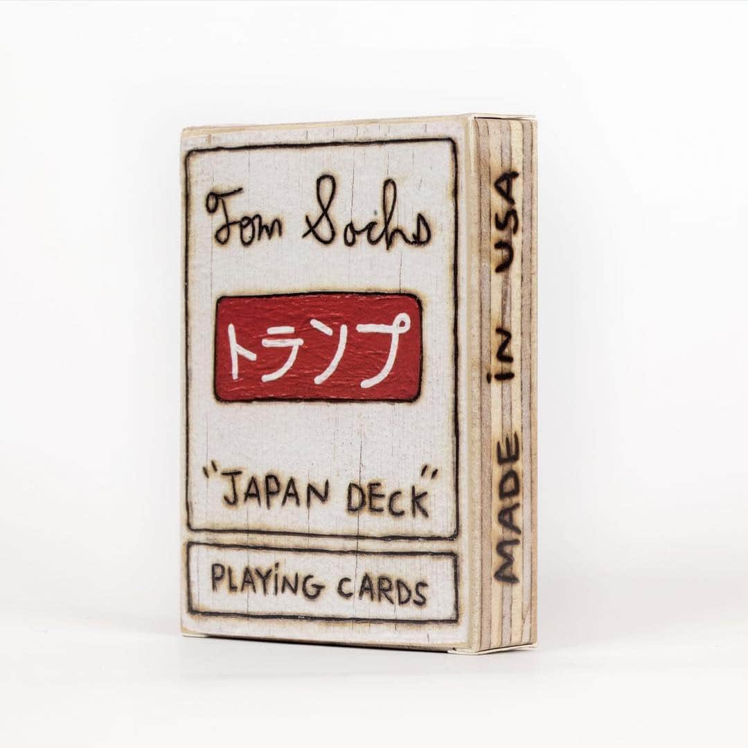 HYPEBEASTさんのインスタグラム写真 - (HYPEBEASTInstagram)「@hypebeastart: American contemporary artist @tomsachs released a Japan-inspired deck of playing cards, enclosed in a box made from white plywood, and each card featuring a Tom Sachs art piece to celebrate his Tea Ceremony exhibition. Now sold out, the special edition playing cards were limited to 666 units. Photos: Tom Sachs」4月24日 0時20分 - hypebeast