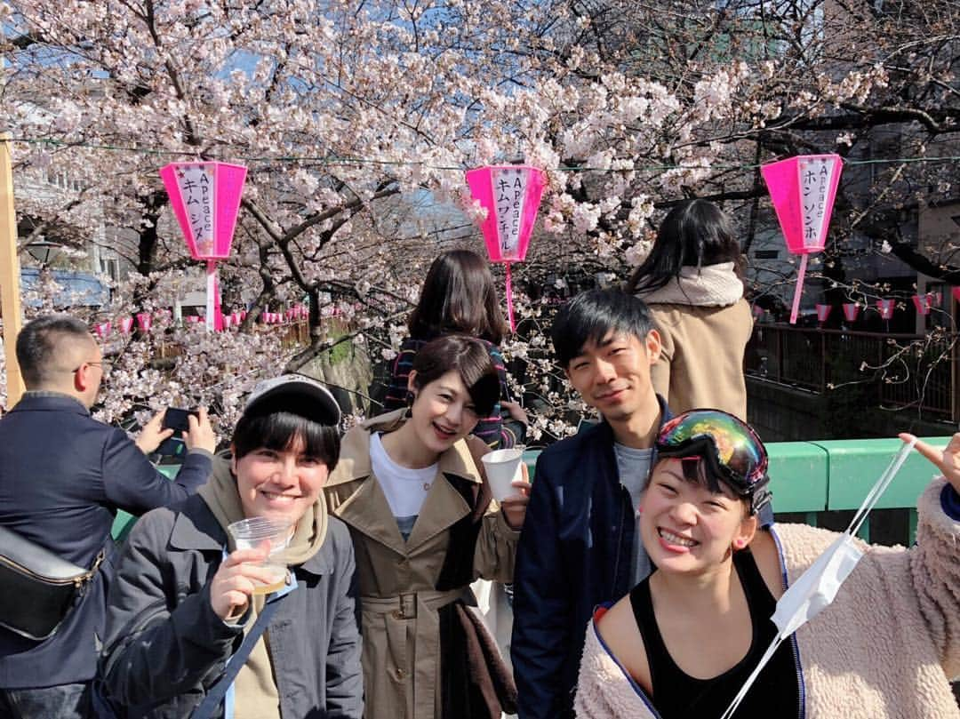 竹中夏海さんのインスタグラム写真 - (竹中夏海Instagram)「今年は中目、日本橋、代々木公園、上野で7回お花見しました🌸 #花見尻軽」4月24日 1時16分 - tknkntm