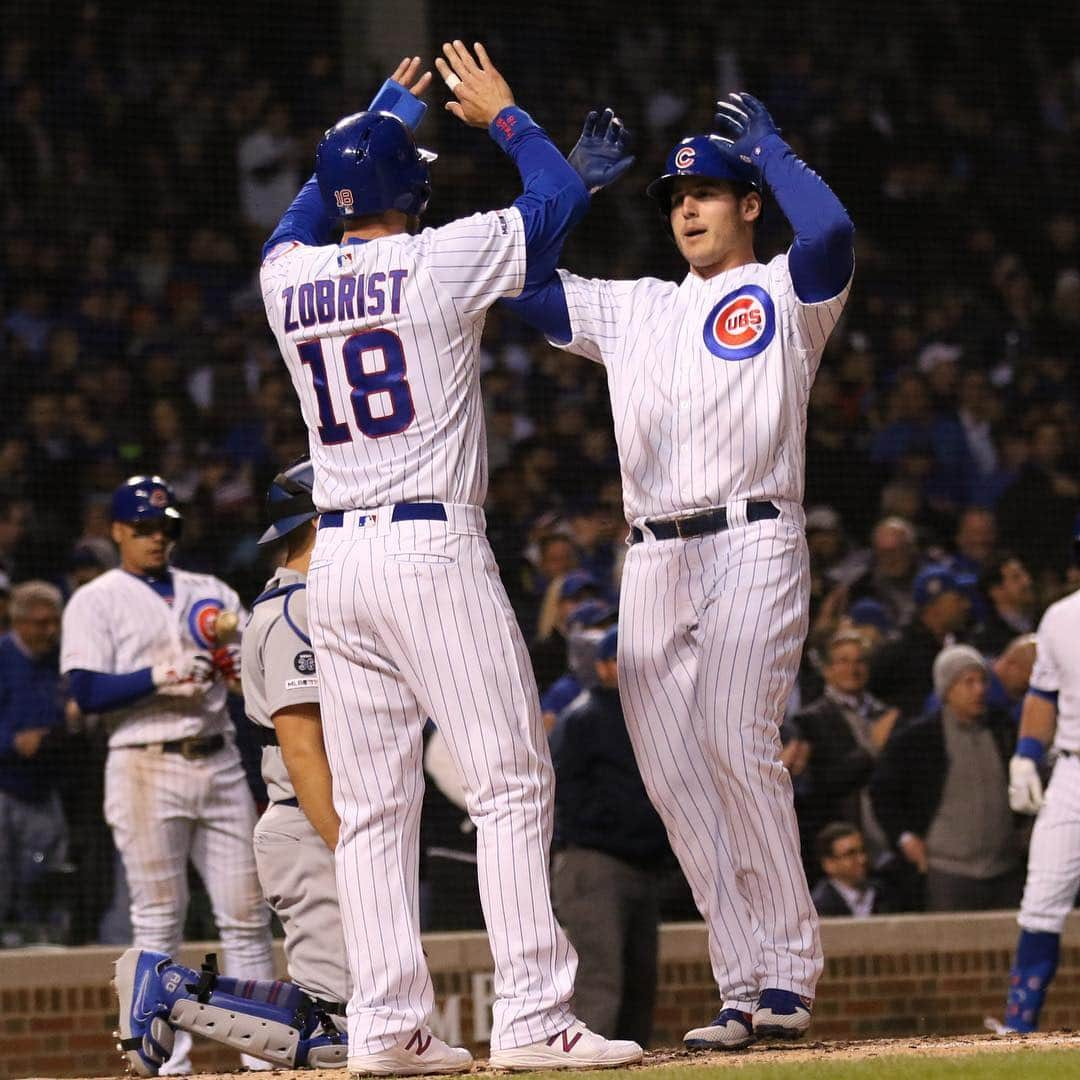 シカゴ・カブスさんのインスタグラム写真 - (シカゴ・カブスInstagram)「#Cubs win! #EverybodyIn」4月24日 12時13分 - cubs