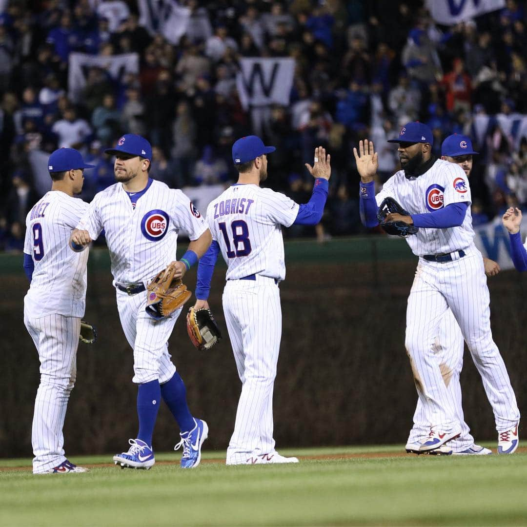 シカゴ・カブスさんのインスタグラム写真 - (シカゴ・カブスInstagram)「#Cubs win! #EverybodyIn」4月24日 12時13分 - cubs