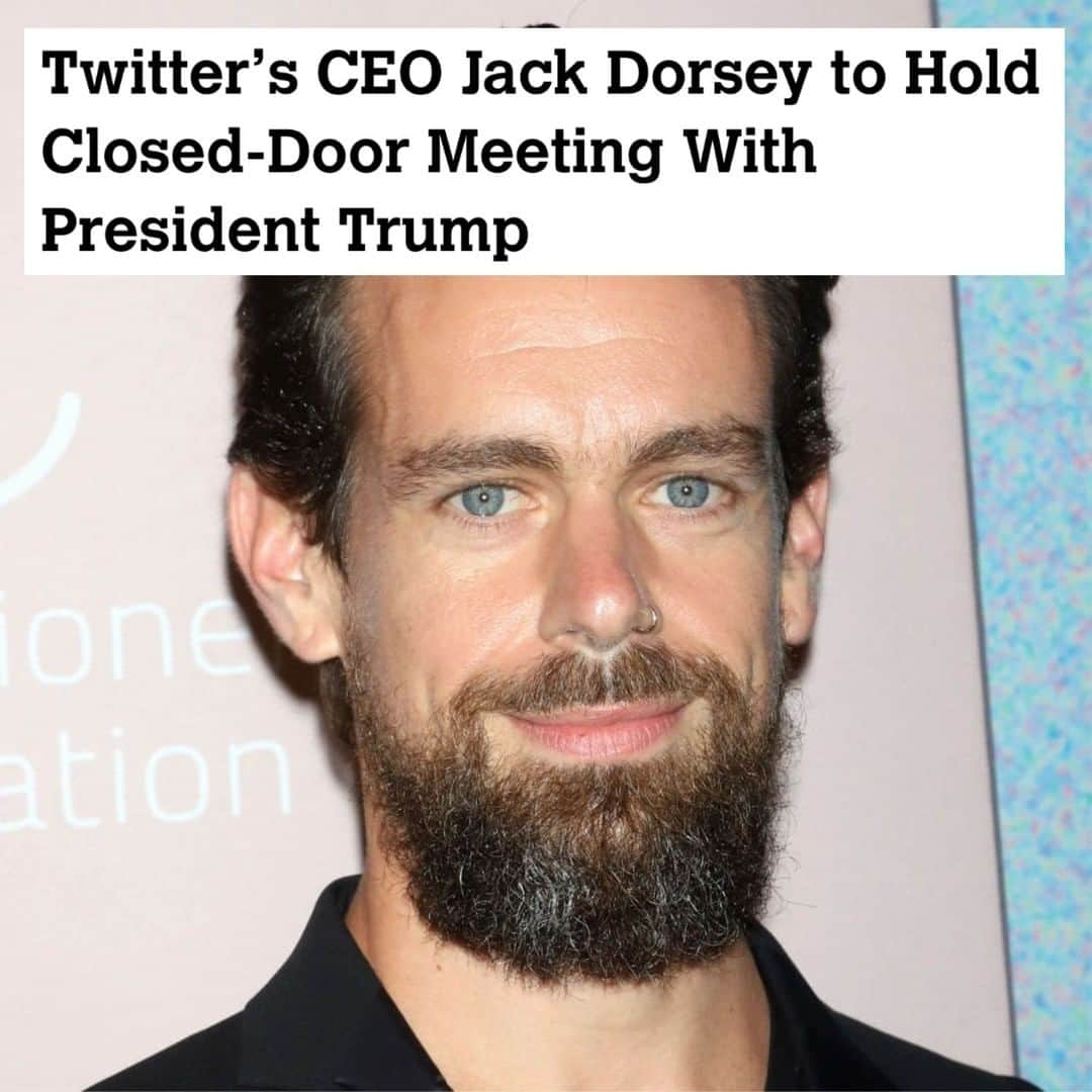 VICEさんのインスタグラム写真 - (VICEInstagram)「Twitter CEO Jack Dorsey, along with other Twitter executives, is having a closed-door meeting with President Donald Trump on Tuesday, according to an internal Twitter email obtained by @motherboardvice from two independent sources. 🚨 More info at our link in bio.」4月24日 5時28分 - vice