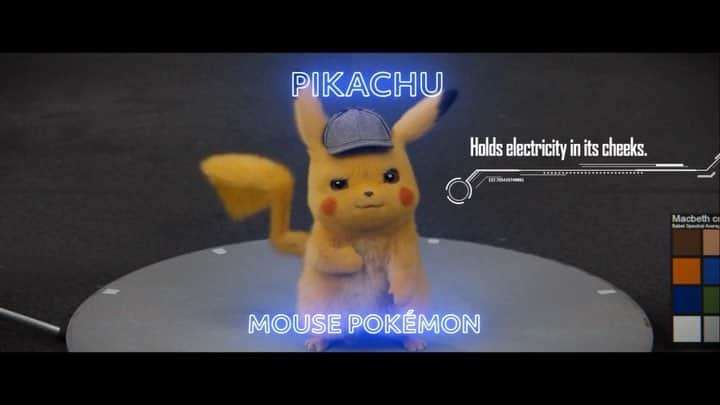 のインスタグラム：「Coffee, clues, and #DetectivePikachu」