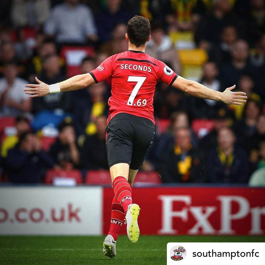 プレミアリーグさんのインスタグラム写真 - (プレミアリーグInstagram)「#regram #repost @southamptonfc • • • ⚡️ FASTEST GOAL IN @premierleague HISTORY FROM SHANE LONG ⚡️ #saintsfc」4月24日 7時09分 - premierleague