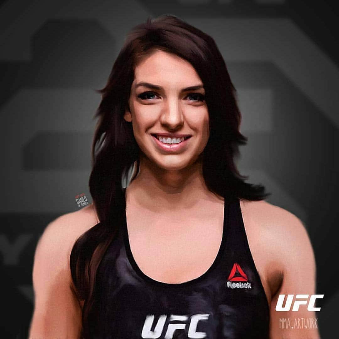 マッケンジー・ダーンのインスタグラム：「Cool artwork👌🏼👍🏼👊🏼☝🏼 Work by @mma.artwork」