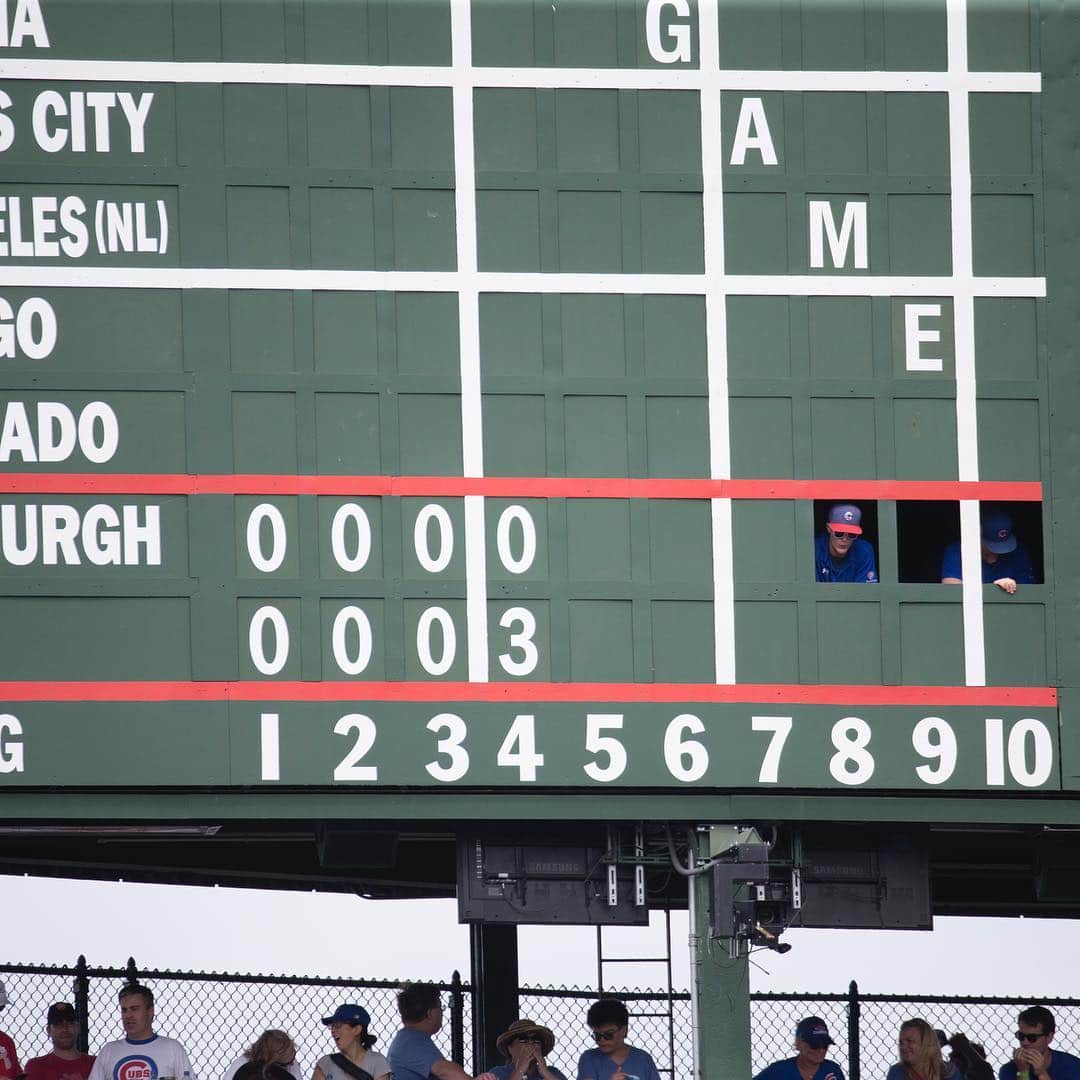 シカゴ・カブスさんのインスタグラム写真 - (シカゴ・カブスInstagram)「#CubsCollection: Bleachers The bleachers have been a part of Wrigley Field since the late 1930s and are as iconic as the ivy, marquee and hand-operated scoreboard. Stories of the legendary Wrigley Field bleachers stand the test of time, but this historic outfield seating needed a facelift to preserve this experience for future generations of Cubs fans. Take a look at the before and after of the bleacher renovations starting with the 1060 Project through present day. What memories do you have in the bleachers? Special thanks to photographers @sgreenphoto and Bob Elmore. #EverybodyIn Find more photos on Facebook.com/Cubs」4月24日 8時29分 - cubs