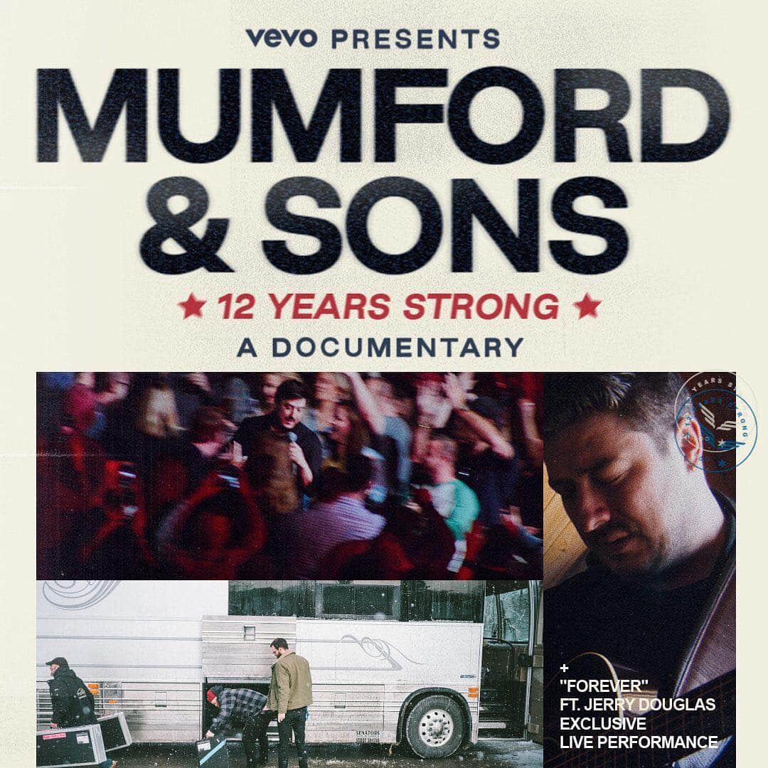 Vevoさんのインスタグラム写真 - (VevoInstagram)「From hometown folk band to global phenomenon, watch @MumfordAndSons get back to their roots in the very personal, “12 Years Strong” and follow the group into a record store for their performance of “Forever” now! ⠀⠀⠀⠀⠀⠀⠀⠀⠀ ▶️[Link in bio] #MumfordAndSons #12YearsStrong #Forever」4月24日 8時58分 - vevo