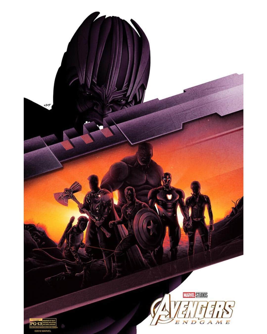 Marvel Entertainmentさんのインスタグラム写真 - (Marvel EntertainmentInstagram)「Take a look at this Marvel Studios’ #AvengersEndgame-inspired poster by artist @_Doaly!」4月24日 9時10分 - marvel