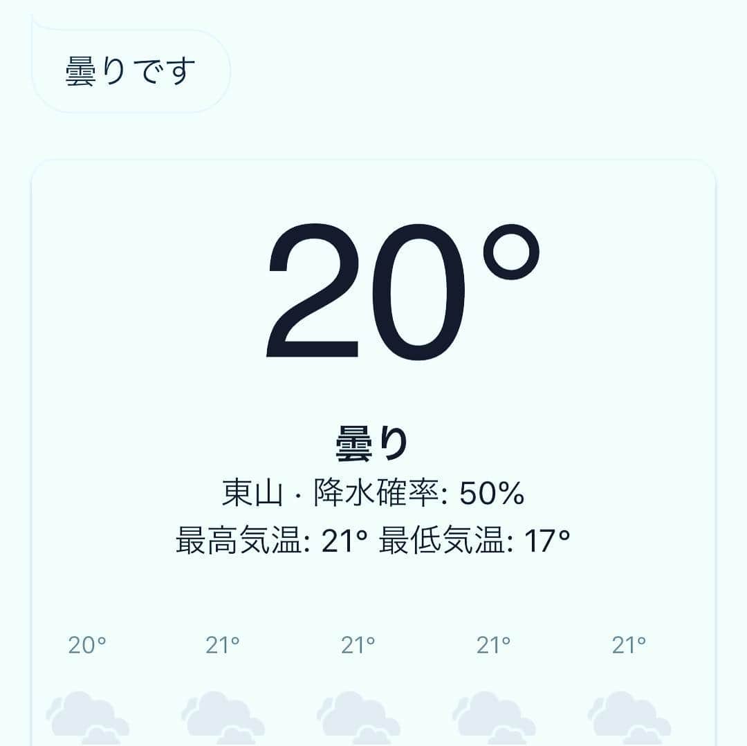 藤田朋子さんのインスタグラム写真 - (藤田朋子Instagram)「GoogleとSiri #違いは何  #土砂降りの目黒  Googleに「今、目黒、雨だけどどういうこと？」と聞いたら「目黒は雨は降っていません。」 Siriに同じ質問。  #天気予報 #はずれ #土砂降り」4月24日 10時10分 - chiendormant