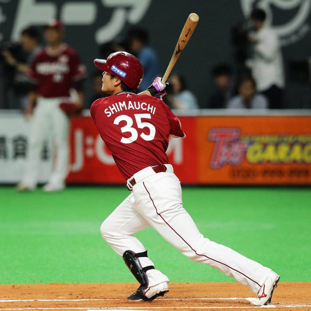 東北楽天ゴールデンイーグルスさんのインスタグラム写真 - (東北楽天ゴールデンイーグルスInstagram)「⚾️ ⚾️F 15-5 E⚾️ 初回に4番島内選手が先制の2号2ラン‼️ しかし直後から失点を重ねて今季初の2桁失点。 今日も1番の茂木選手が2安打1打点で3割キープ👍🏼 #rakuteneagles #RESTART #日本一の東北へ #島内宏明 #茂木栄五郎」4月24日 22時36分 - rakuten_eagles