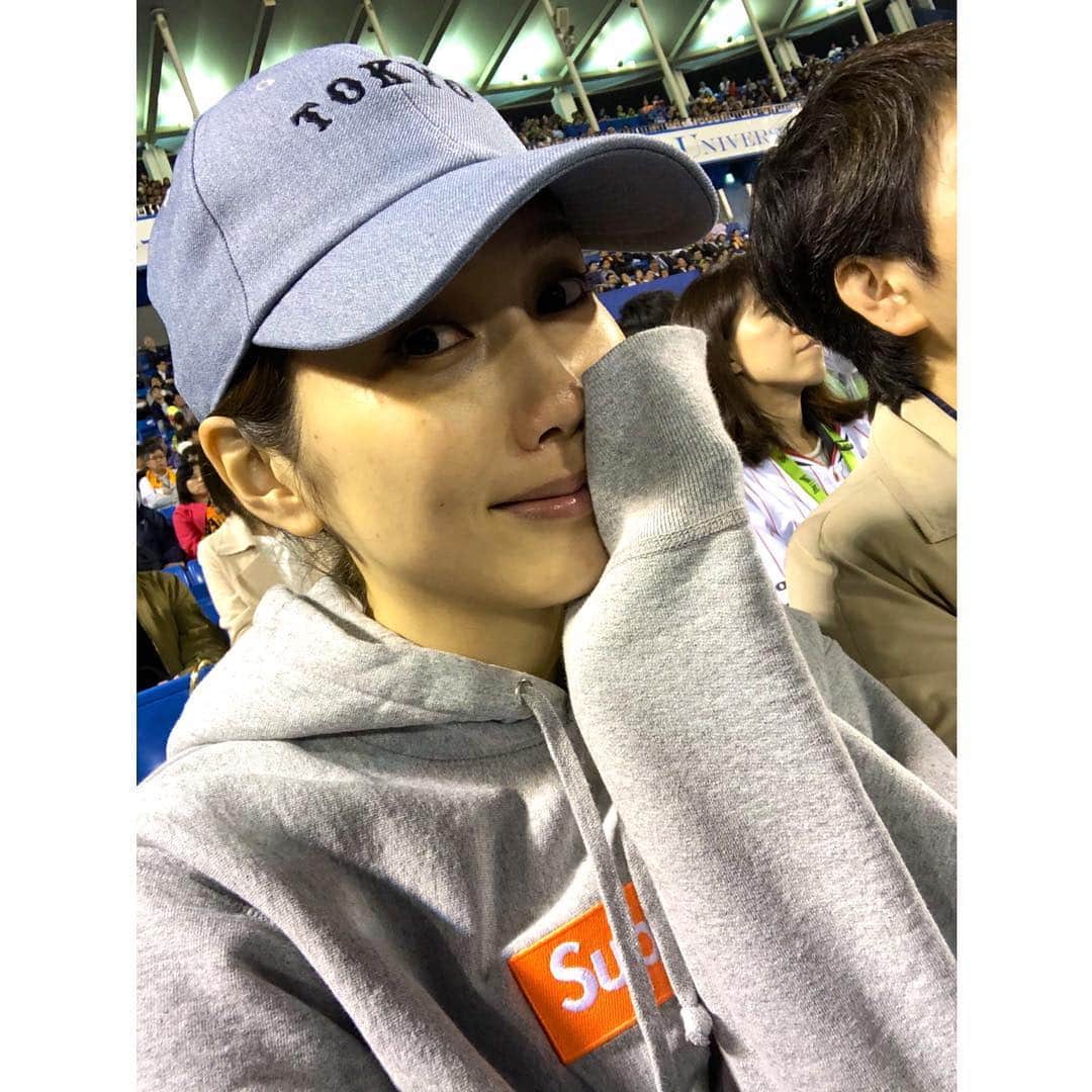 春輝のインスタグラム：「増田選手プロ初盗塁🎉 高橋選手２勝目&プロ初安打初打点初得点🎉 平成最後の東京シリーズは今日で勝越し🎉 今の所、ビヤヌエバ選手のHRを完全コンプリート中。 何号まで連続現地観戦出来るか！勝手にビヤヌエバチャレンジ！  #読売巨人軍#GIANTS#ジャイアンツ#巨人 #NPB#プロ野球#セリーグ#baseball #春輝#haruki」