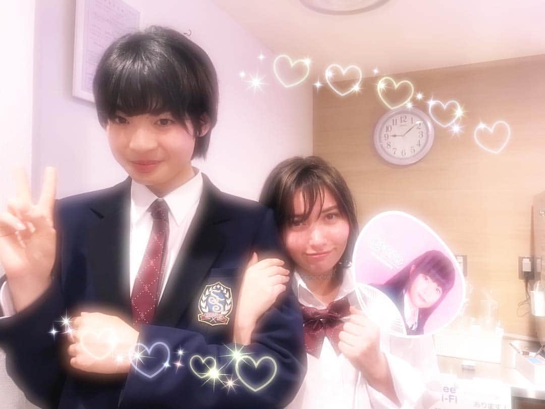 テレビ東京「青春高校３年C組」のインスタグラム：「今日の1枚😃💕 #浅井優平  #ボールドウィン零  #ボールドウィンの髪色 #いいね  #青春高校3年c組  #青春高校3年c組劇場公演」