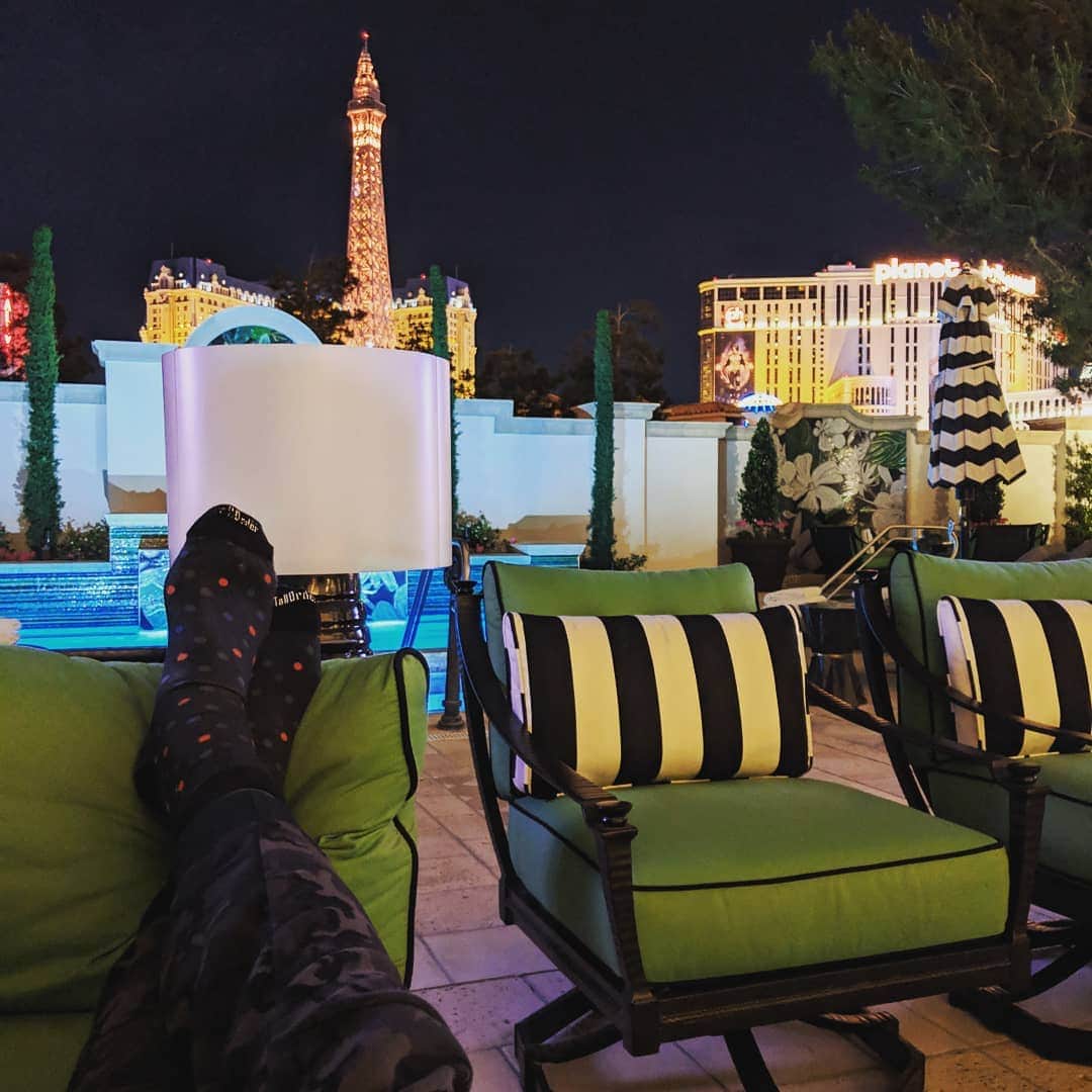 レイ・アレンのインスタグラム：「Not a bad view! #Vegasnights」