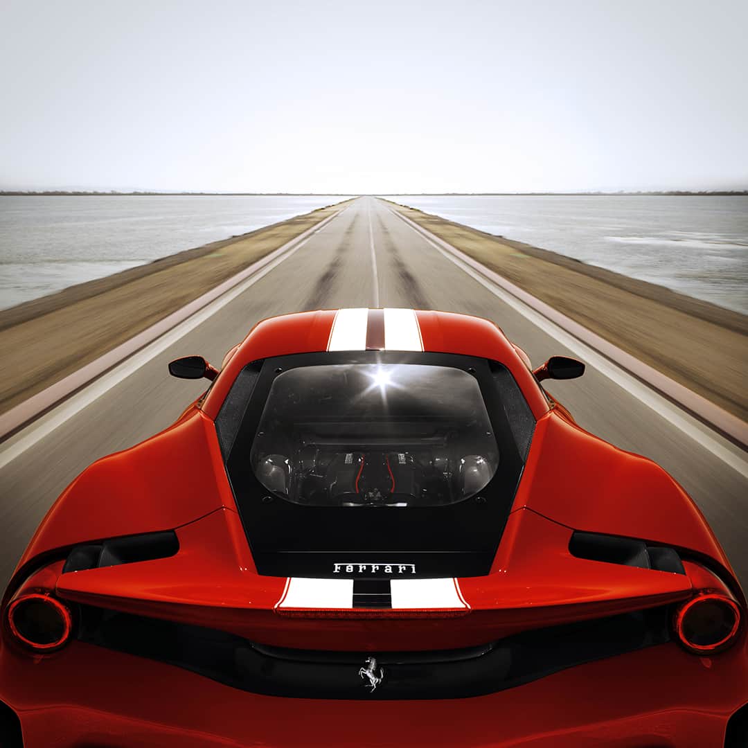 フェラーリさんのインスタグラム写真 - (フェラーリInstagram)「Hit the open road in style. The #Ferrari488Pista boasts a stunning exterior and a powerful V8. #Ferrari #Engine #Details #DrivingFerrari」4月24日 17時00分 - ferrari