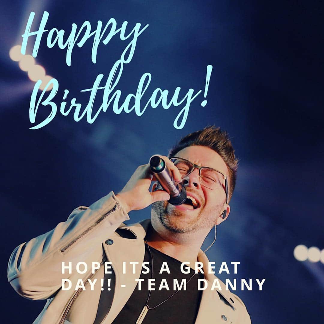 ダニー・ゴーキーさんのインスタグラム写真 - (ダニー・ゴーキーInstagram)「Happy Birthday, Mr. Gokey!  Have an awesome day!! - Team Danny」4月24日 22時48分 - dannygokey