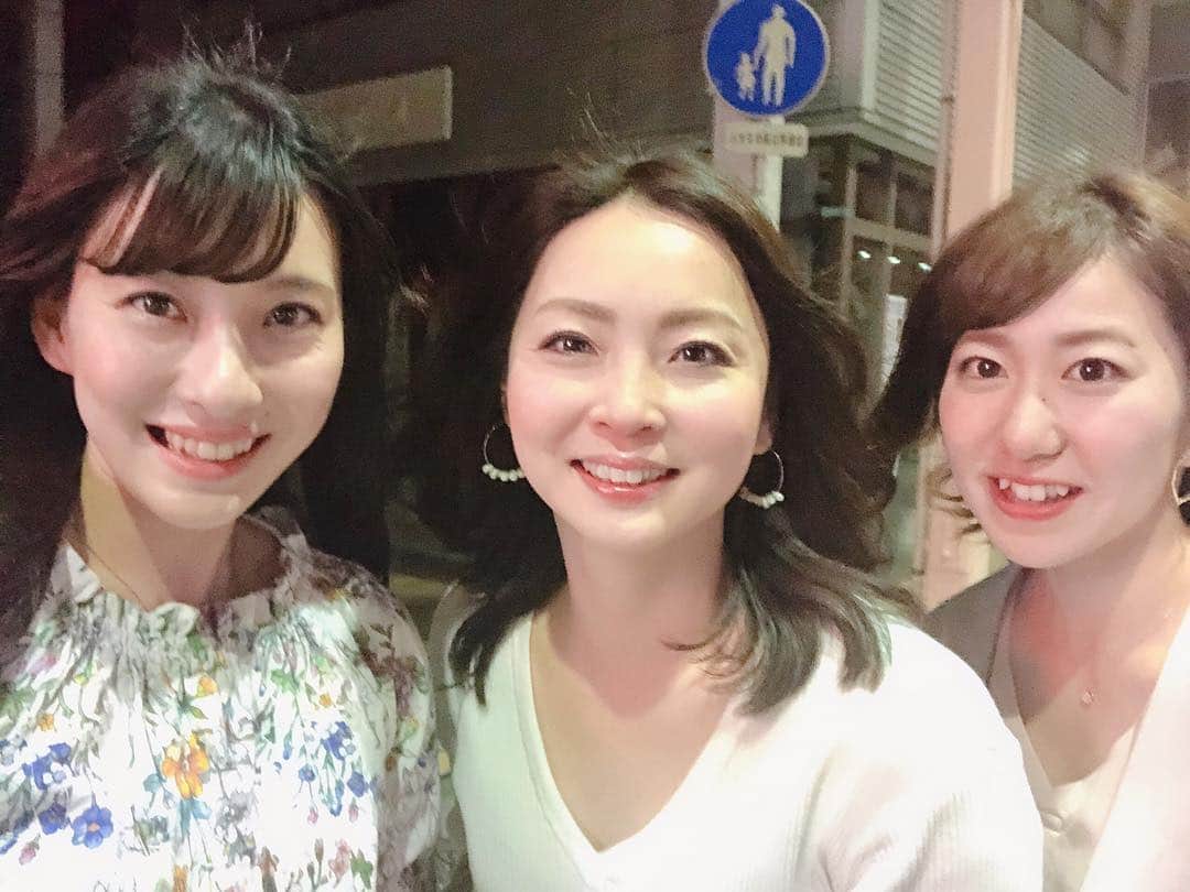 大田理裟のインスタグラム：「たのしかったねっ😜💓 終始爆笑でした(ර⍵ර)✧ #えびさんの終電早すぎる問題 #しかも一両編成 🚃」