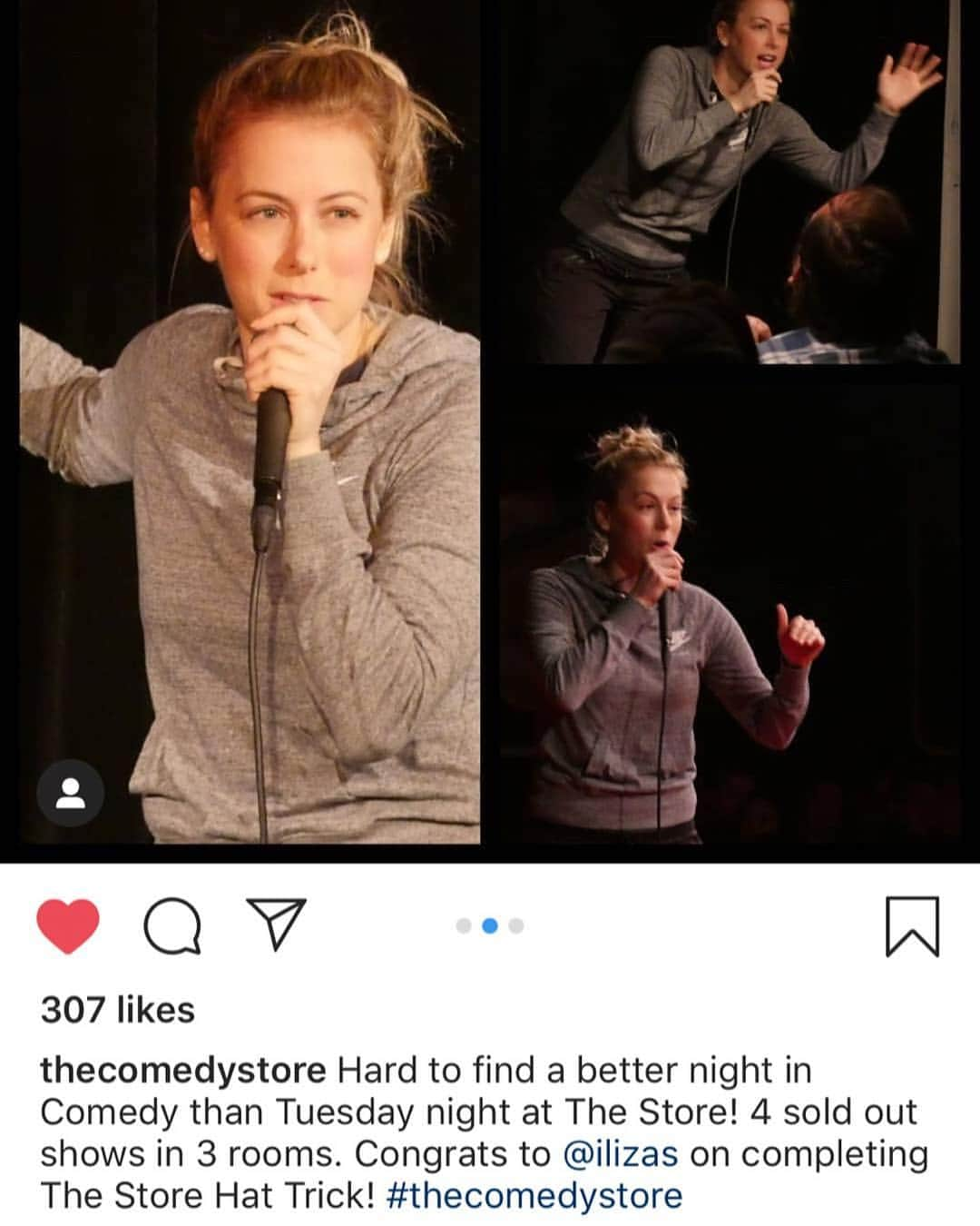 イリザ・シュレシンガーさんのインスタグラム写真 - (イリザ・シュレシンガーInstagram)「I’ll be @thecomedystore all week. Check the schedule and come out to see meeeeeee」4月24日 17時52分 - ilizas