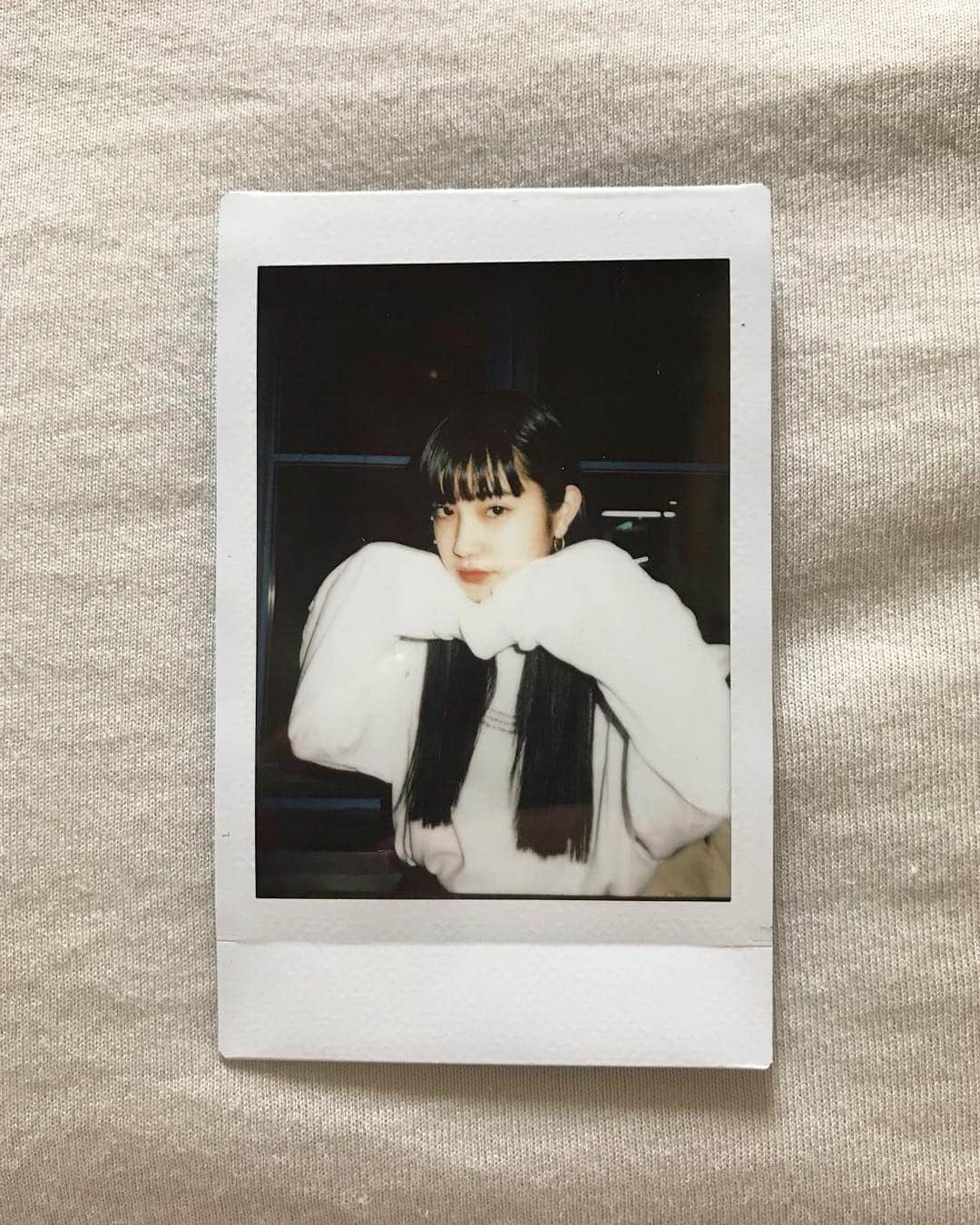 北澤舞悠（まゆちる）のインスタグラム：「メイリンちゃんに チェキ撮ってもらった🐩」
