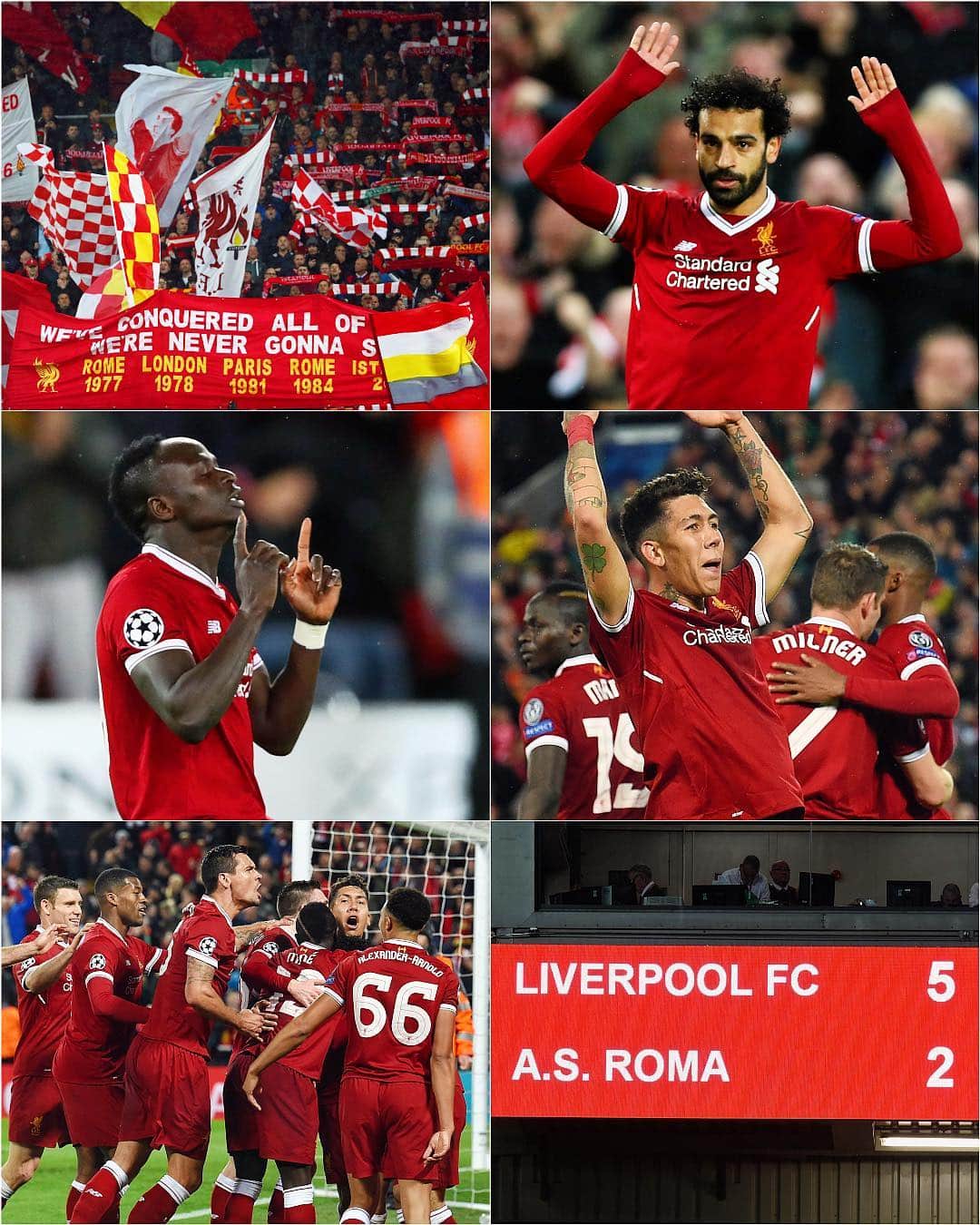 リヴァプールFCさんのインスタグラム写真 - (リヴァプールFCInstagram)「One year ago today, a ⭐️⭐️⭐️⭐️⭐️ performance from the Reds against @officialasroma 😍🤩 #LFC #Liverpool #LiverpoolFC」4月24日 19時29分 - liverpoolfc