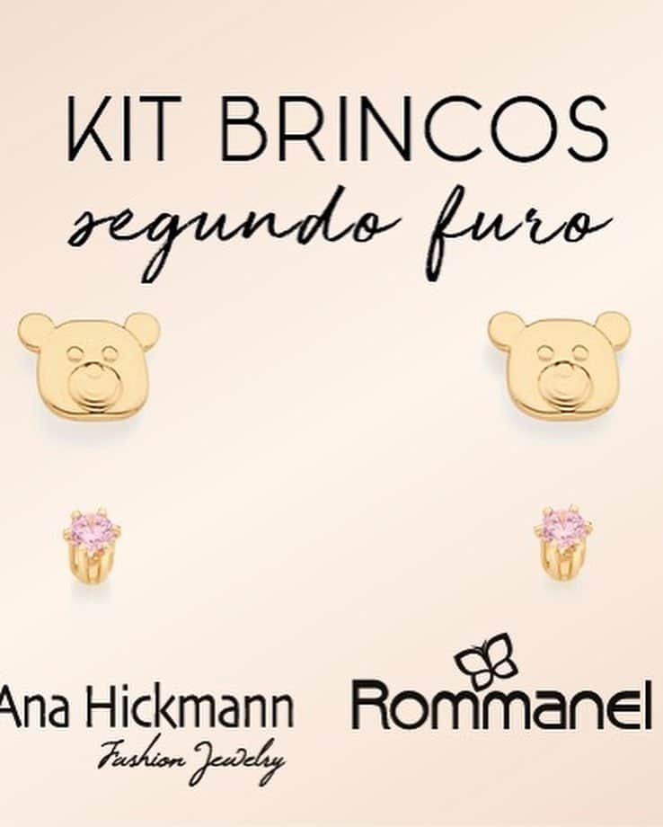 Ana Hickmannさんのインスタグラム写真 - (Ana HickmannInstagram)「Gente, transformaram a família urso em joias!!! Estou super encantada com cada detalhe dessa seção de joias criada pela @rommanel para a minha nova coleção Joy for Life. Tem kit brincos, pingente de letras, gargantilhas com plaquinha mamãe urso... 😍 Tudo pensado nas mamães que assim como eu adoram demonstrar o amor incondicional por seus filhos! Essa semana em todas as lojas do Brasil! #25deabril #anahickmannrommanel #Joyforlife #anahickmann Foto @karinebasilio」4月24日 19時30分 - ahickmann