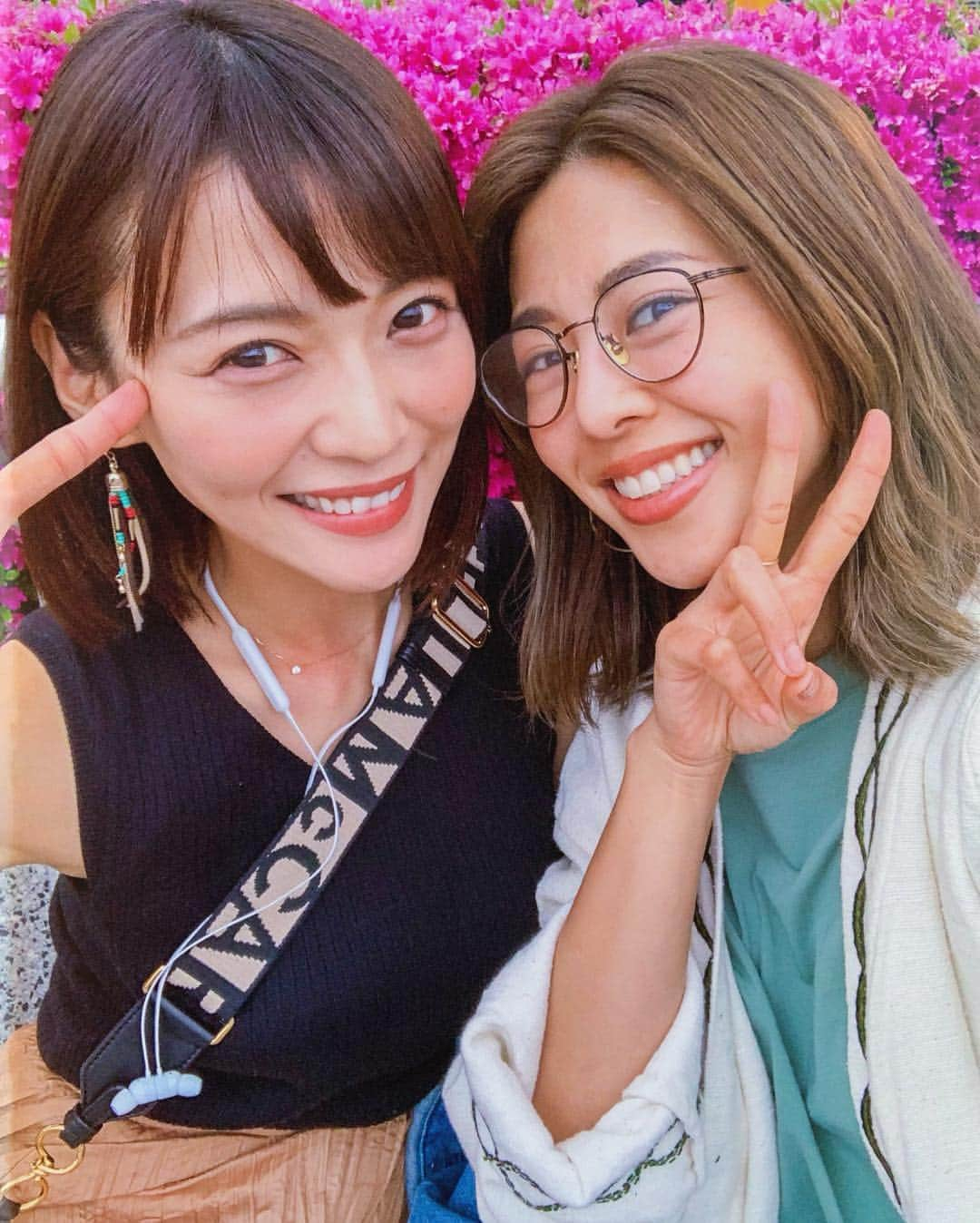 吉田夏海さんのインスタグラム写真 - (吉田夏海Instagram)「久々にKrushを観に行く前にしほのと🥰💗💗💗 . お花が綺麗に咲いてたよ💐 . #krush  #krushfight100  #k1_wgp」4月24日 20時55分 - natsumiiiiiiiiiii