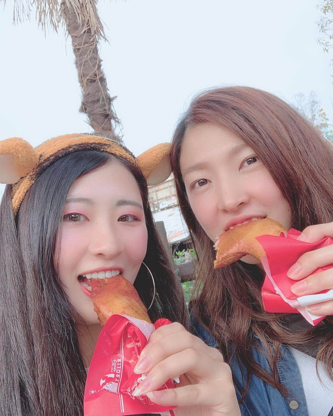 丸元美緒さんのインスタグラム写真 - (丸元美緒Instagram)「4.21❤ りささんとディズニーシー行ってきた🐭🎡🎠🏰 やっと行けた〜やっと会えた〜😍😍😍 りささん好きすぎいい！！！！ タワーオブテラーもちゃんと乗れたしすごすぎ私！笑 そして肉ばっか食べ過ぎ🍖❤笑 1日中楽しすぎました🤤💓 りささんありがとうございました😘  そして本当にチケット、ありがとうございました☺️💕 #東京ディズニーシー  #人生初 #一回転した #disneysea」4月24日 21時06分 - bymiomato