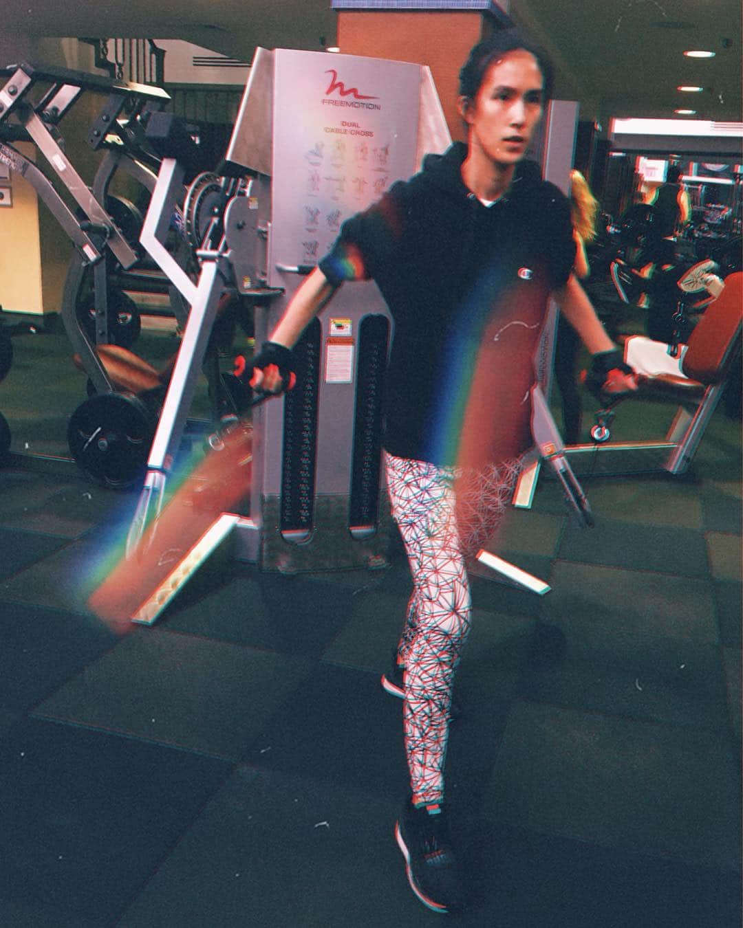 金原杏奈のインスタグラム：「🔥 #workout」
